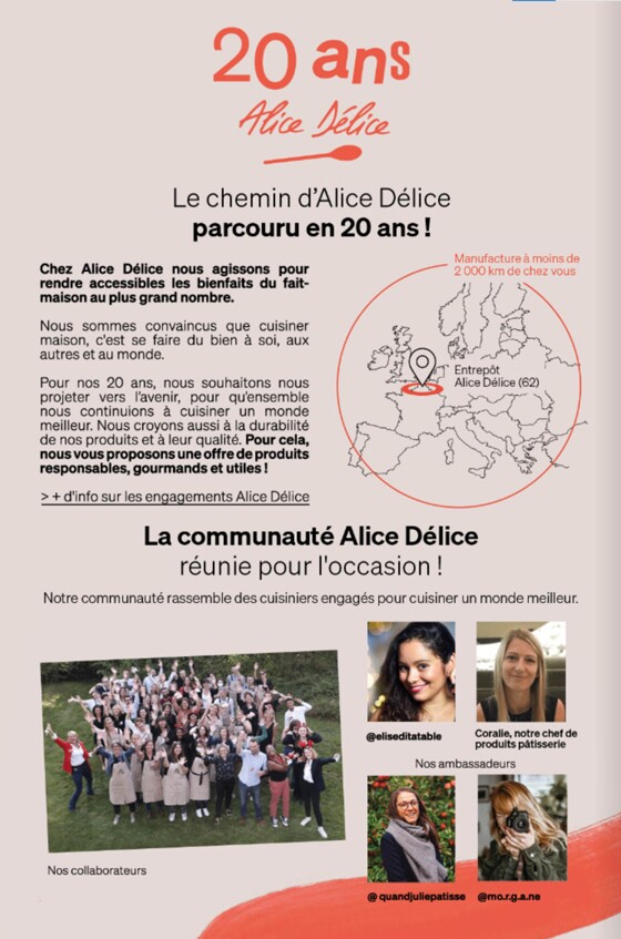 Catalogue Alice Délice à Roubaix | 20 ans Alice Délice | 19/04/2022 - 31/07/2024
