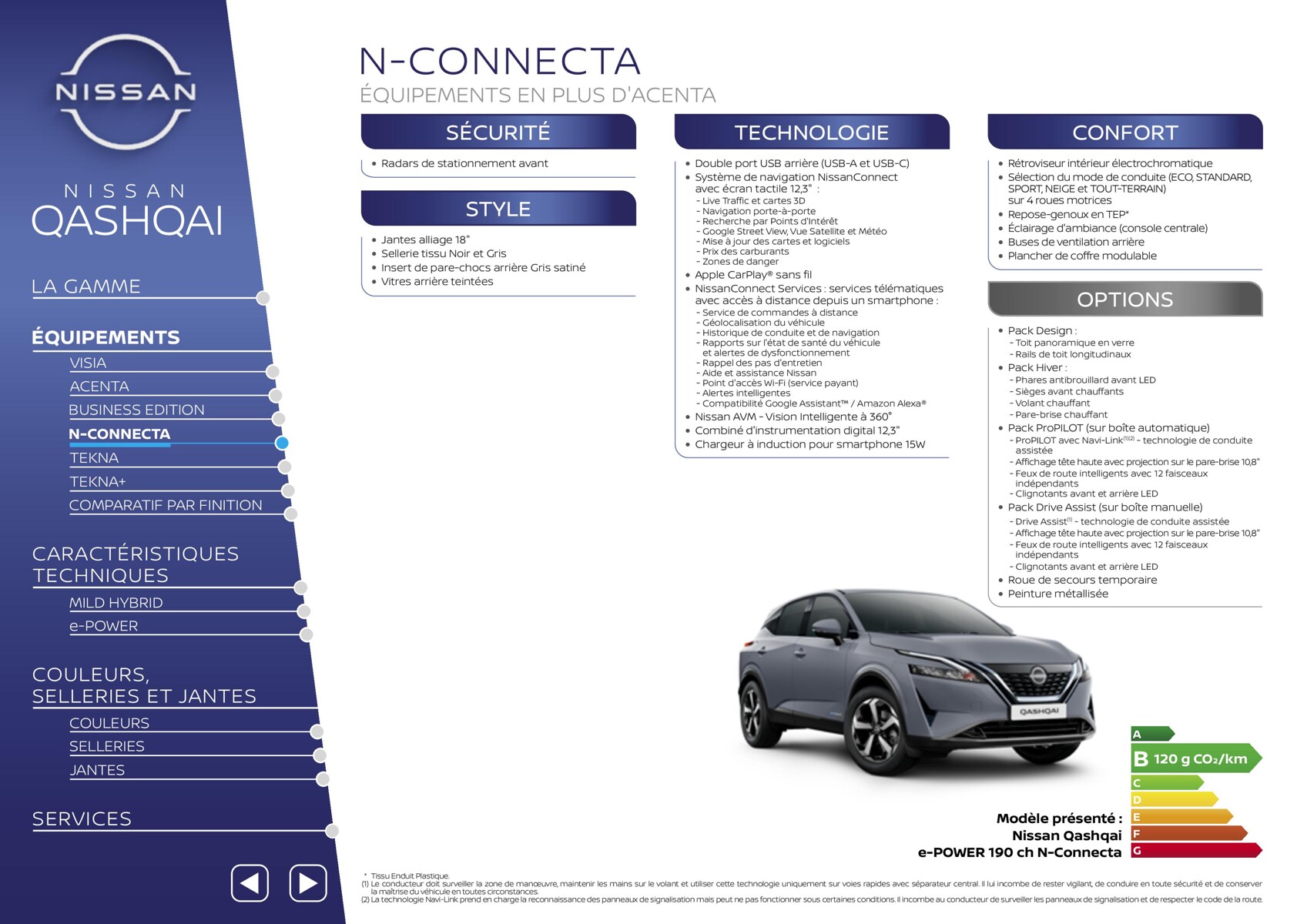 Catalogue Nissan QASHQAI, page 00018