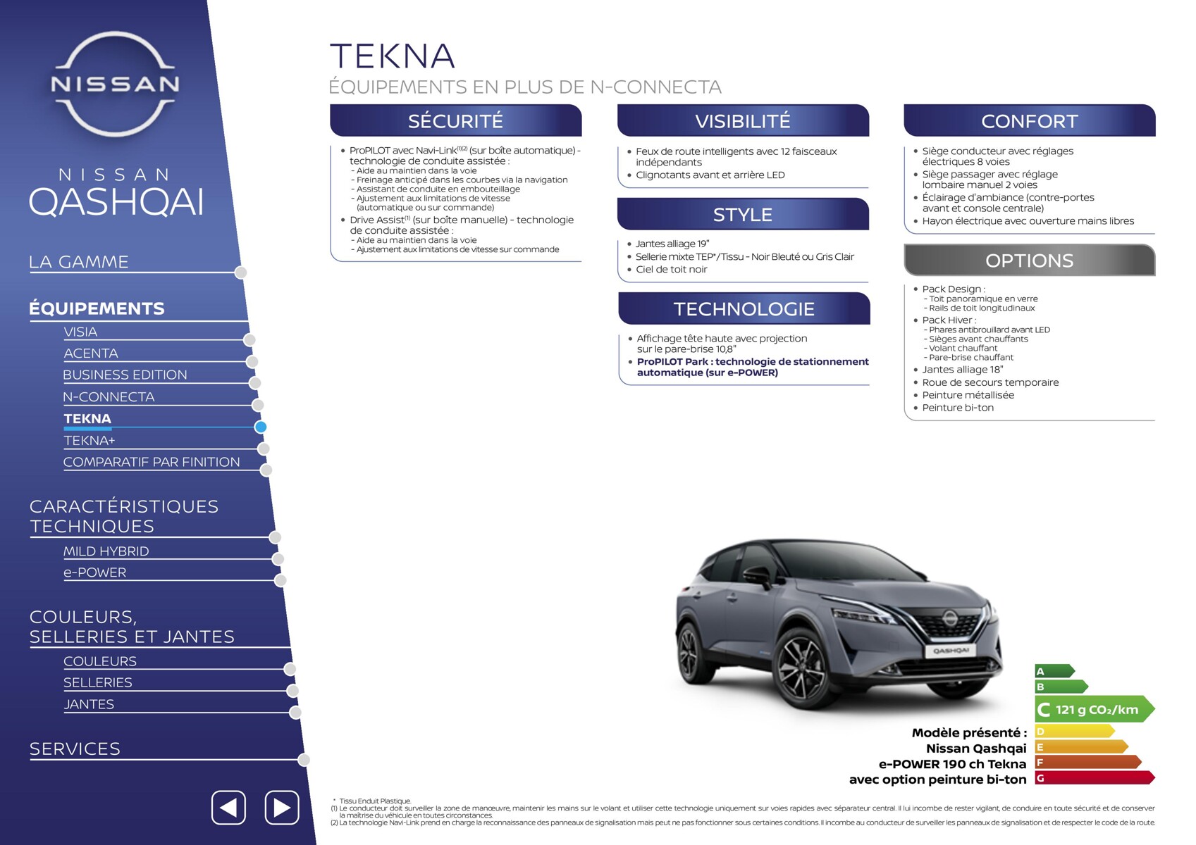 Catalogue Nissan QASHQAI, page 00019