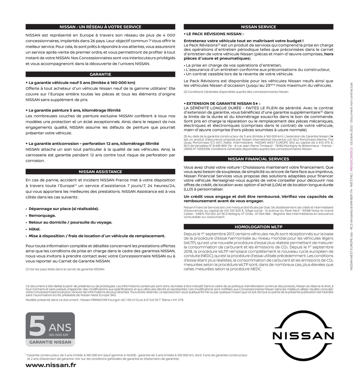 Catalogue Nouveau Nissan Primastar, page 00008