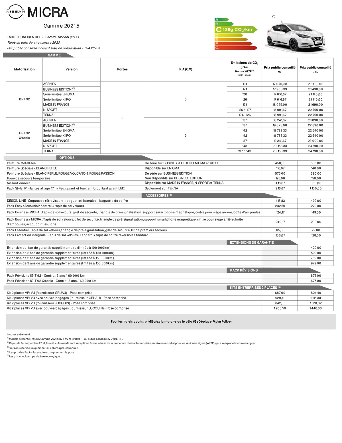 Catalogue Nissan Micra, page 00034