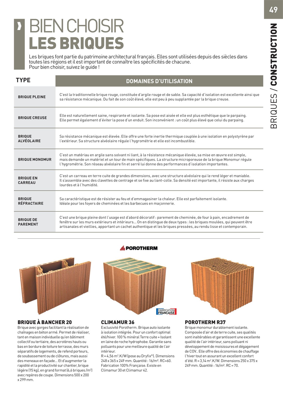 Catalogue Special Materiaux Construction&Renovation, page 00049