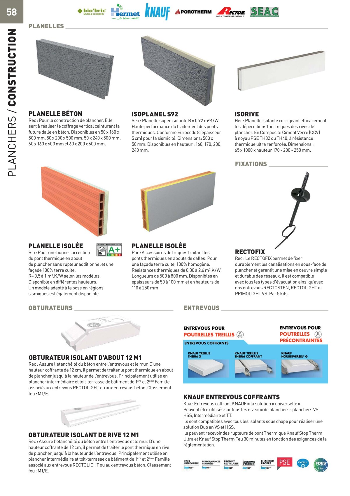 Catalogue Special Materiaux Construction&Renovation, page 00058