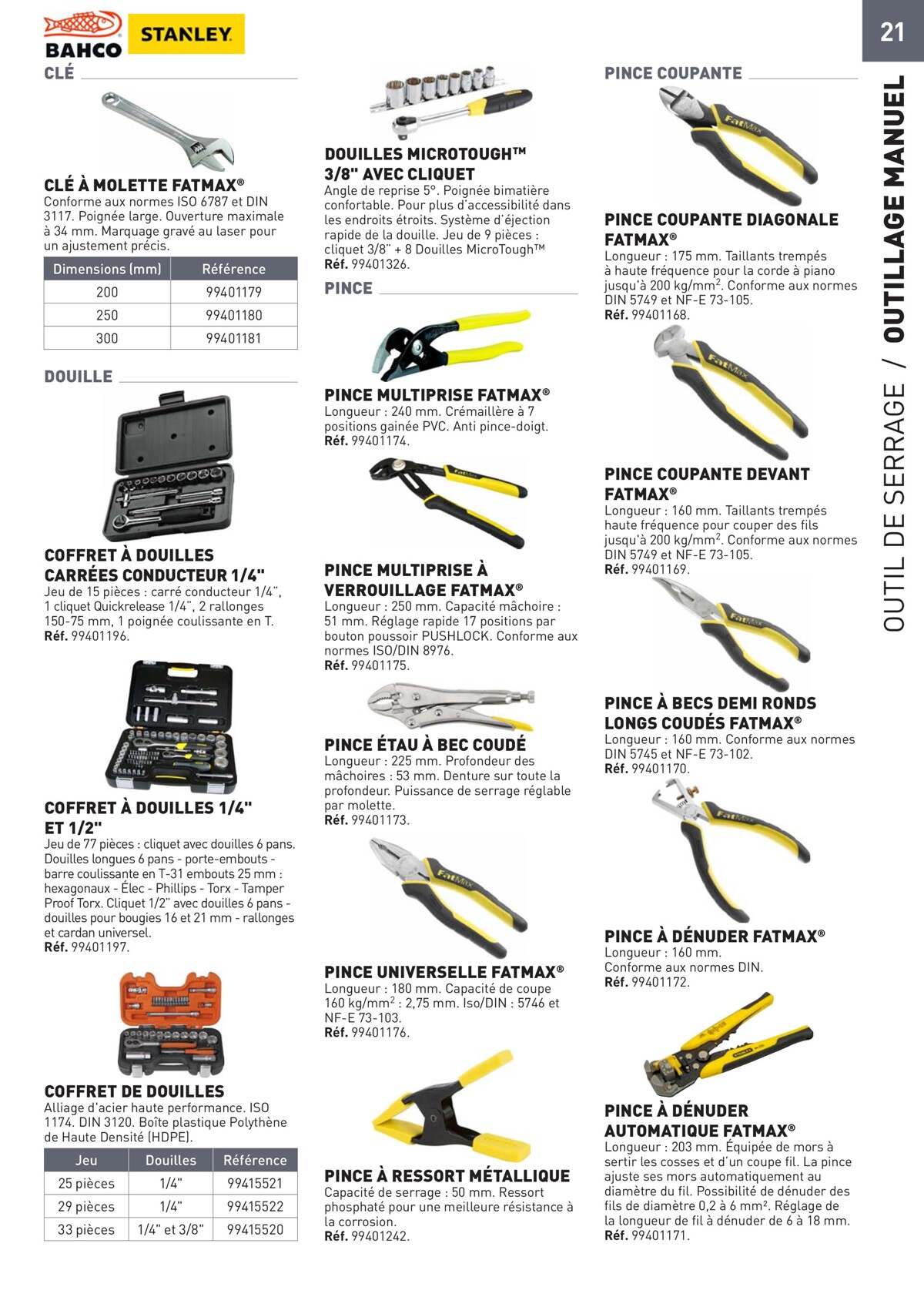 Catalogue Special Outillage et equipments, page 00021