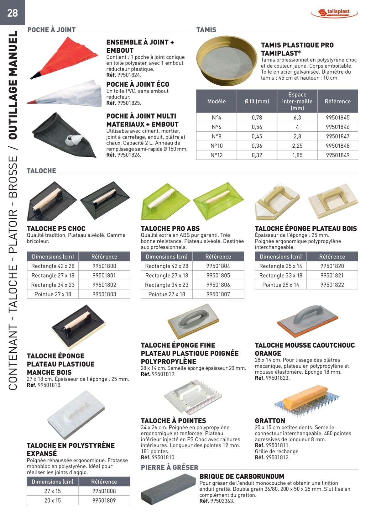 Catalogue Special Outillage et equipments, page 00028