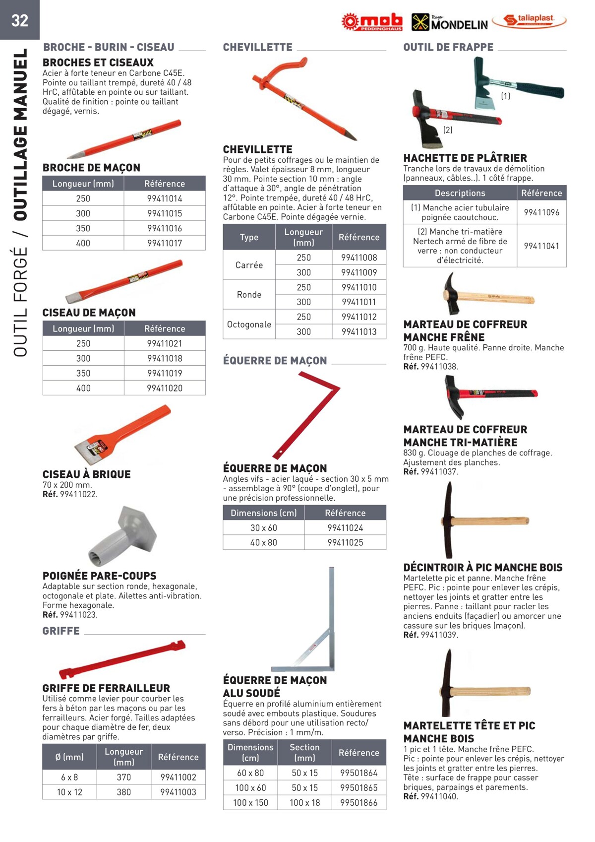 Catalogue Special Outillage et equipments, page 00032