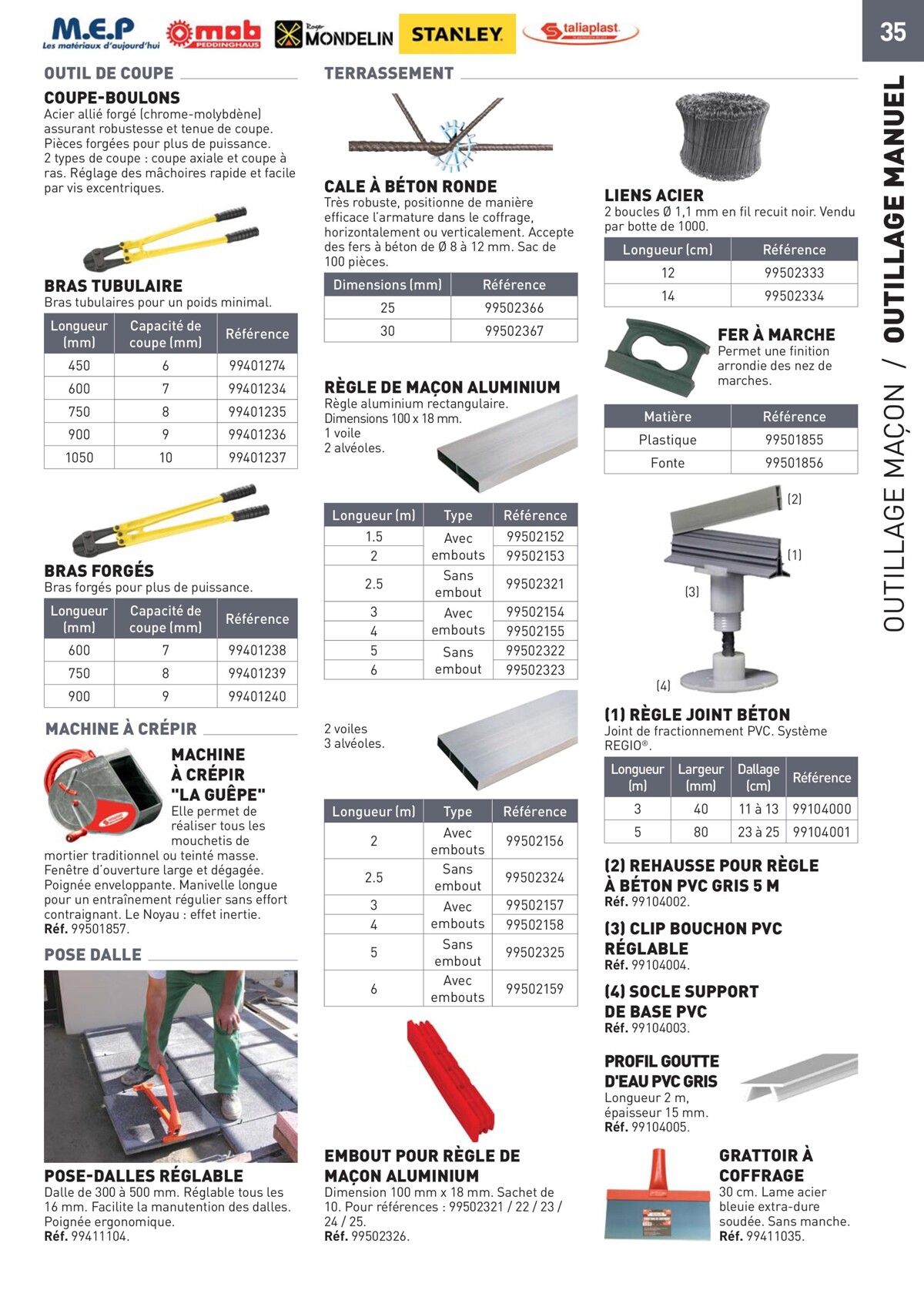 Catalogue Special Outillage et equipments, page 00035