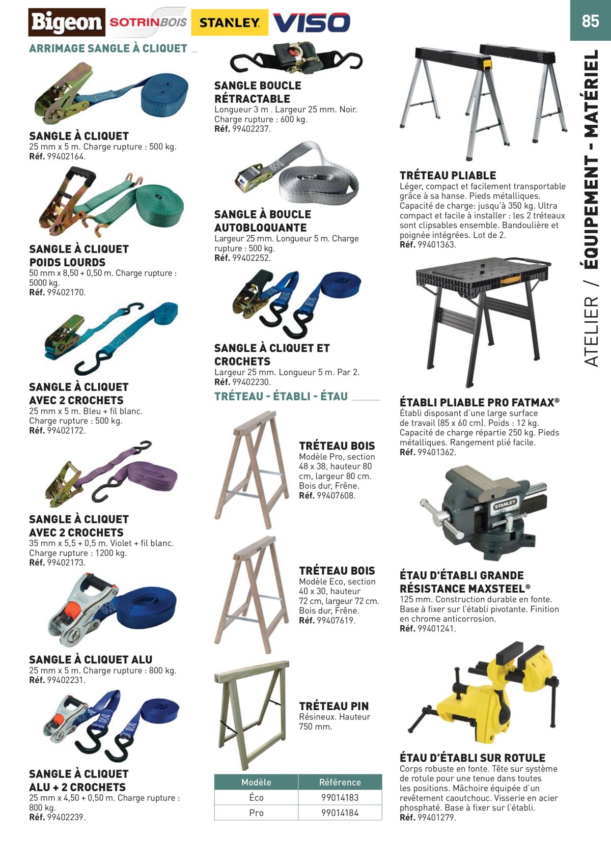 Catalogue Special Outillage et equipments, page 00085