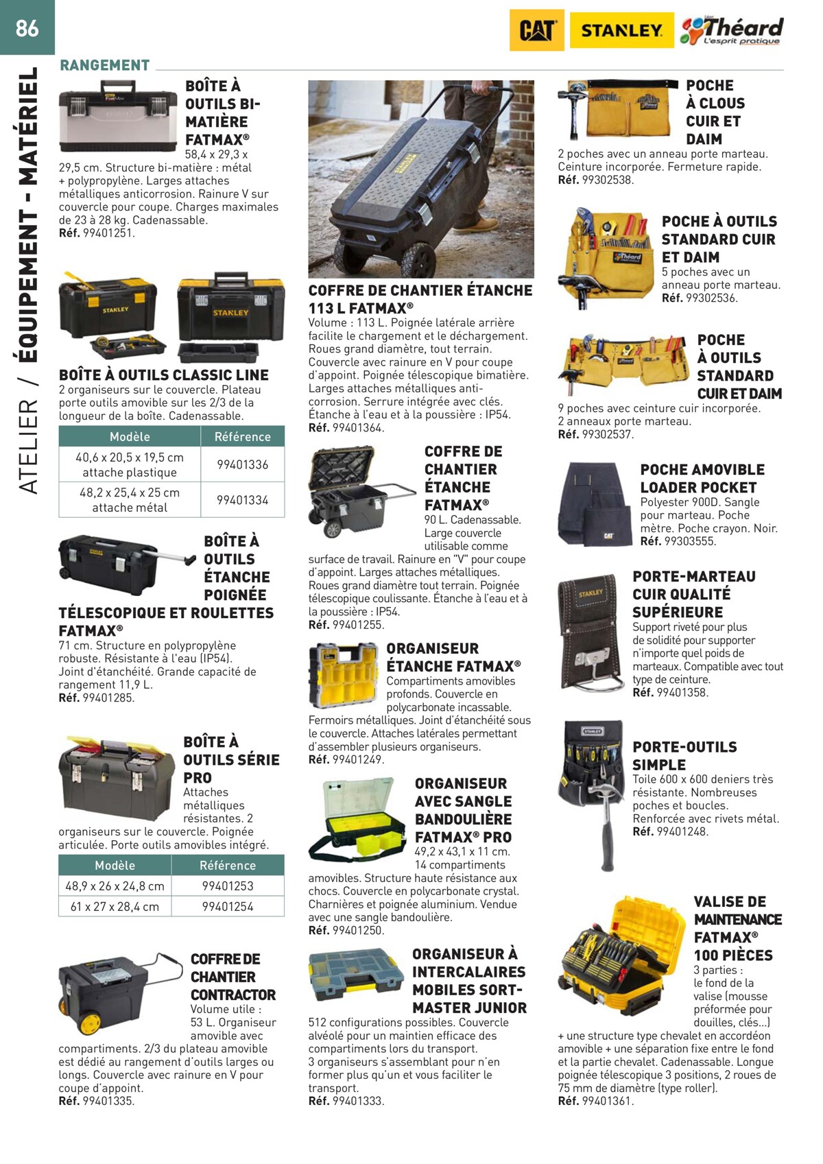Catalogue Special Outillage et equipments, page 00086