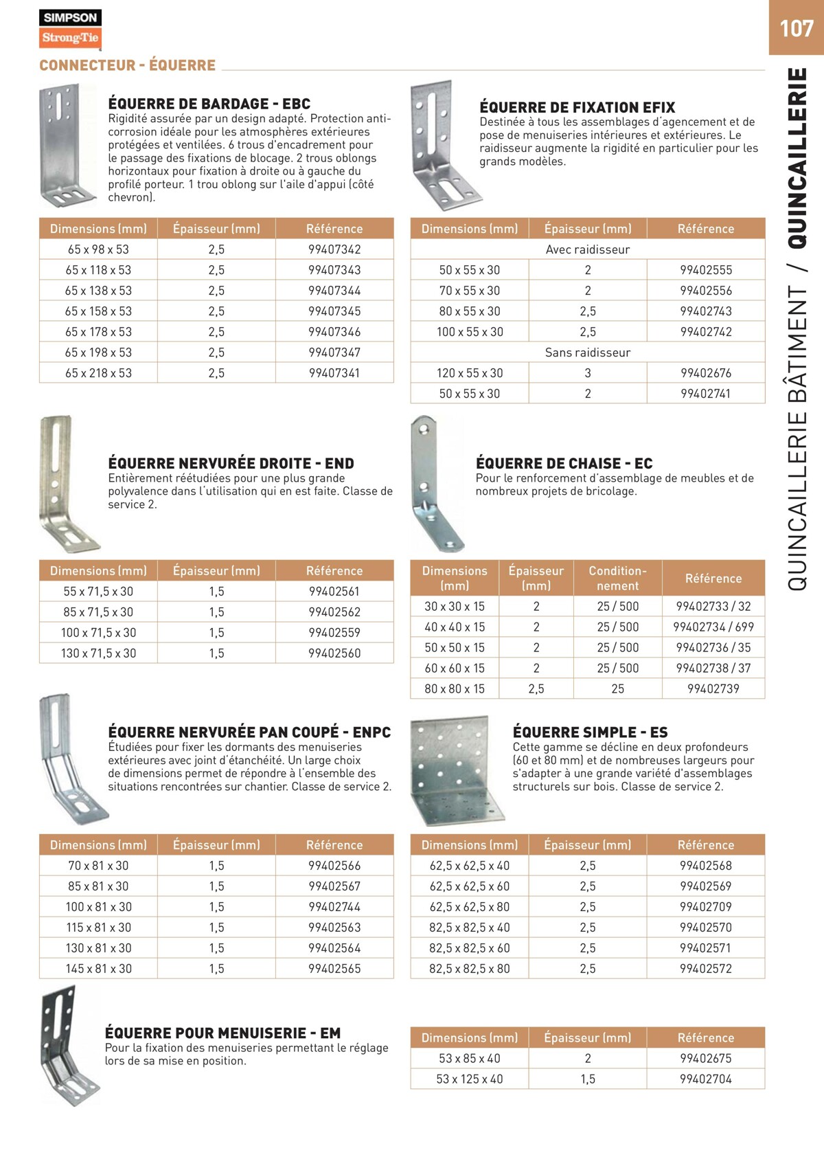 Catalogue Special Outillage et equipments, page 00107