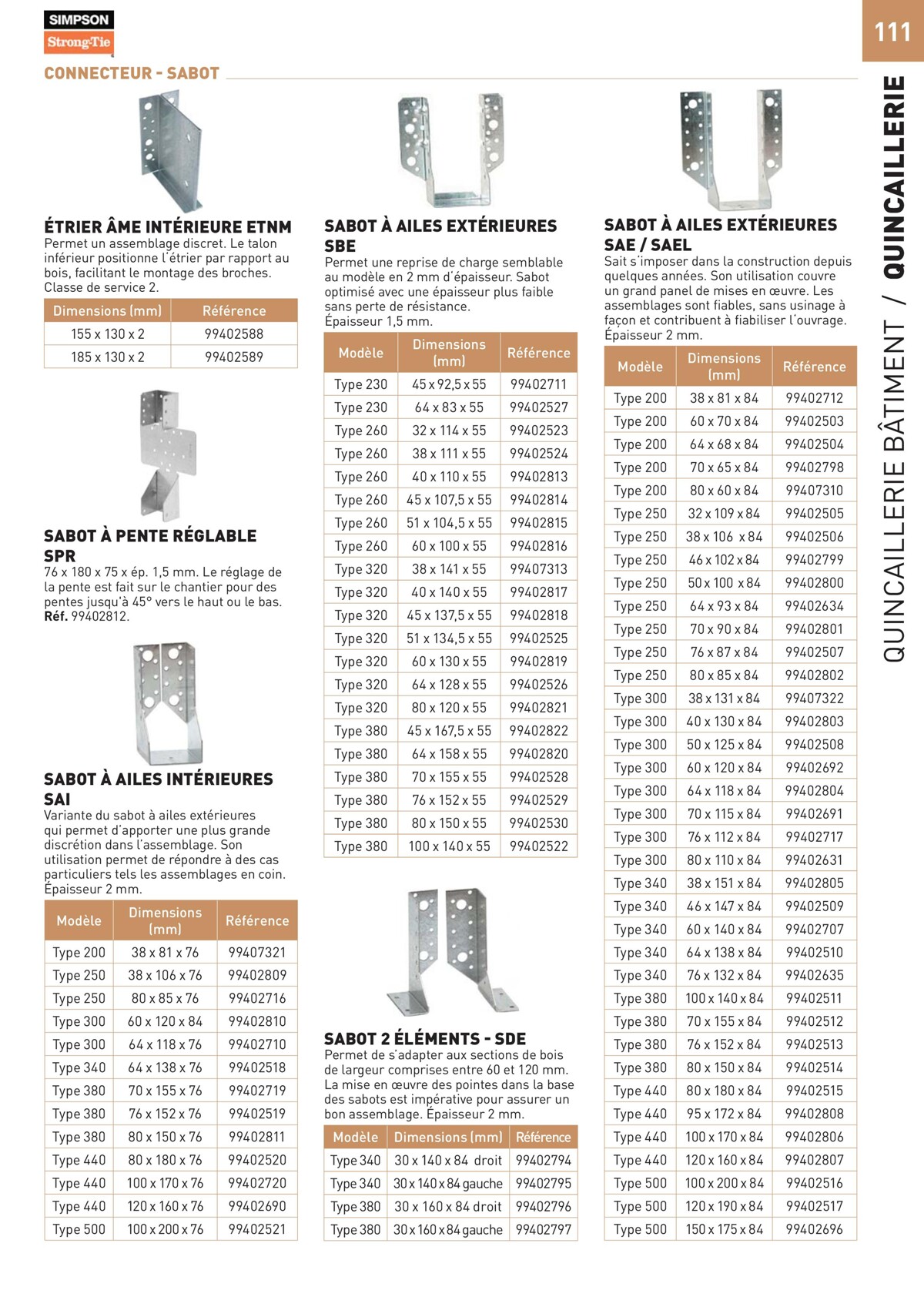 Catalogue Special Outillage et equipments, page 00111