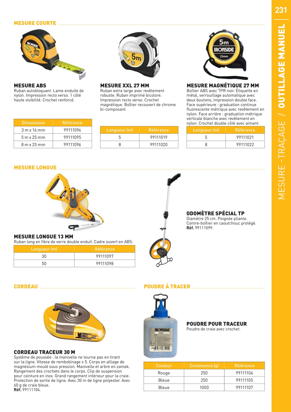 Catalogue Special Outillage et equipments, page 00231