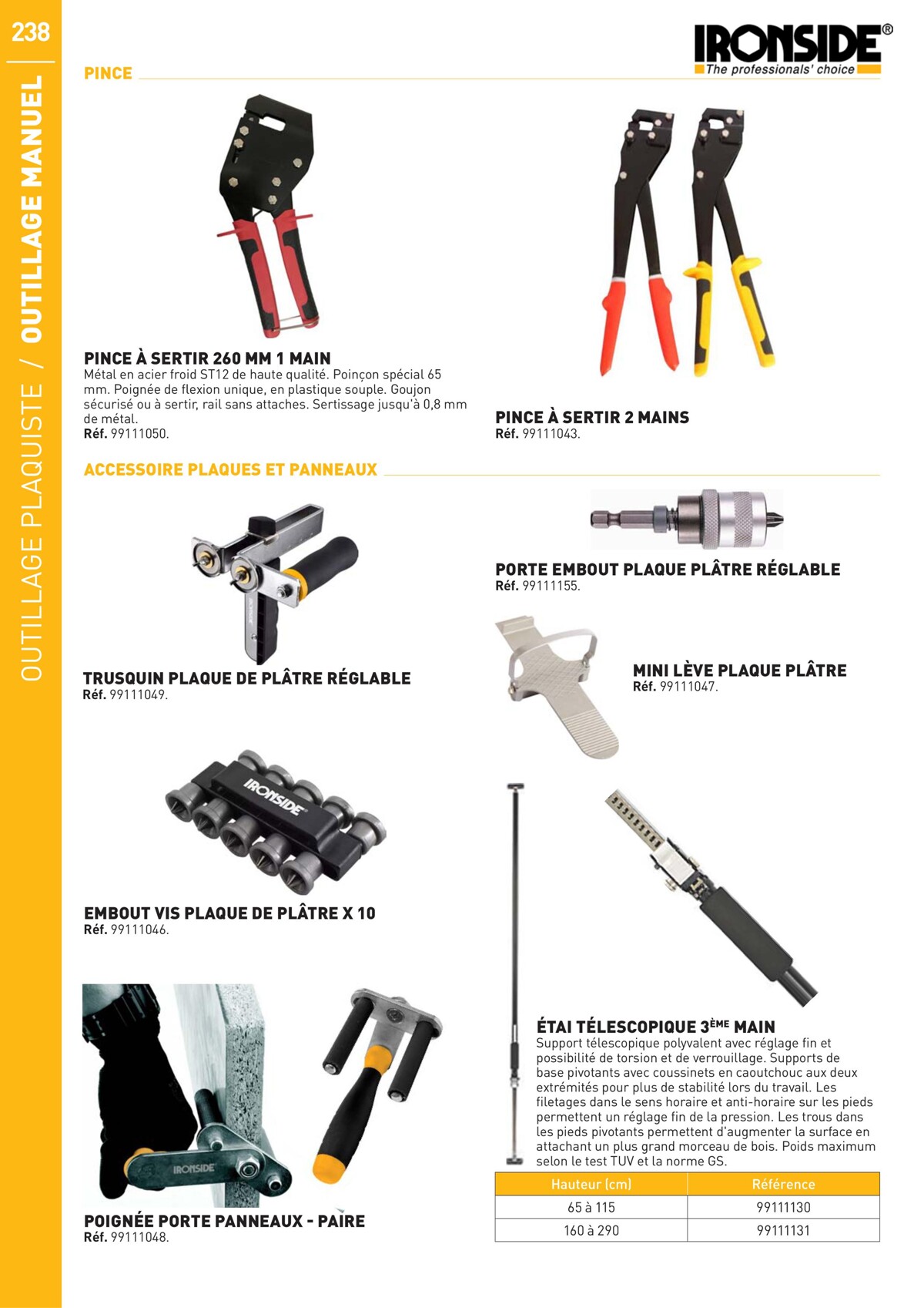 Catalogue Special Outillage et equipments, page 00238