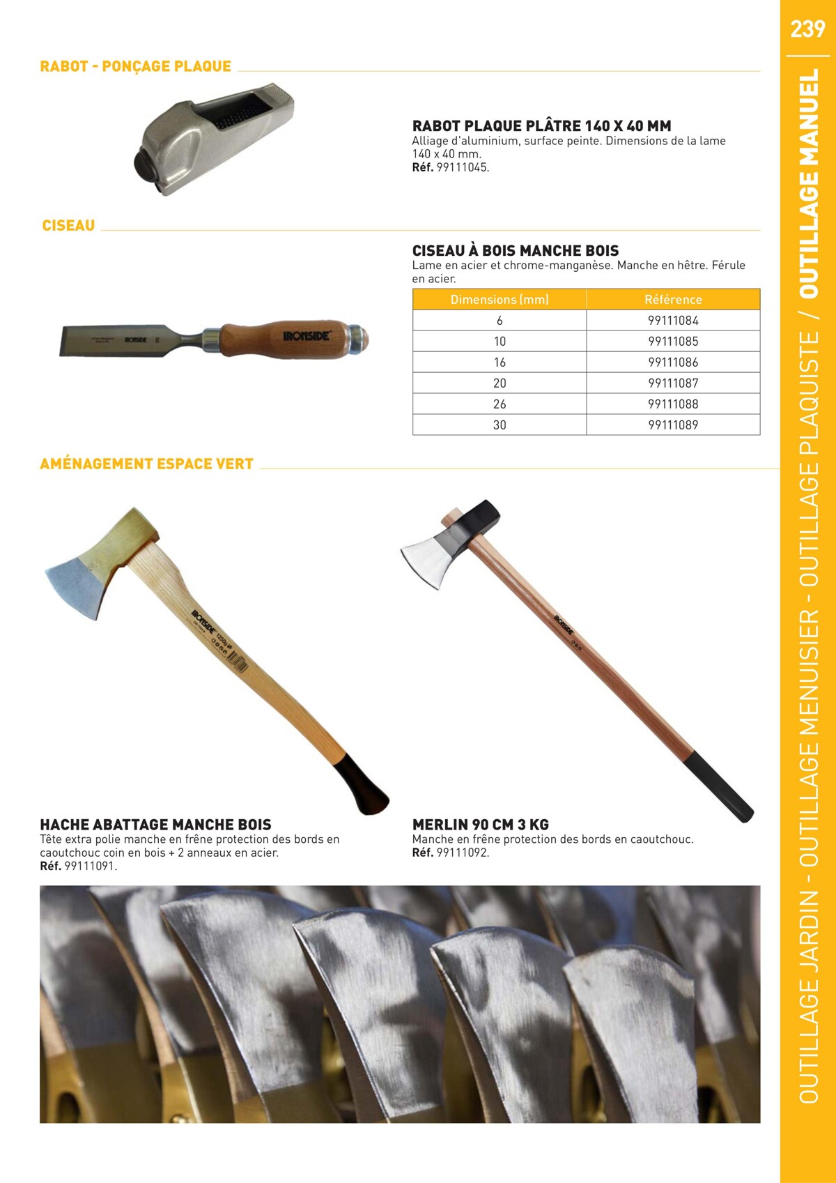 Catalogue Special Outillage et equipments, page 00239