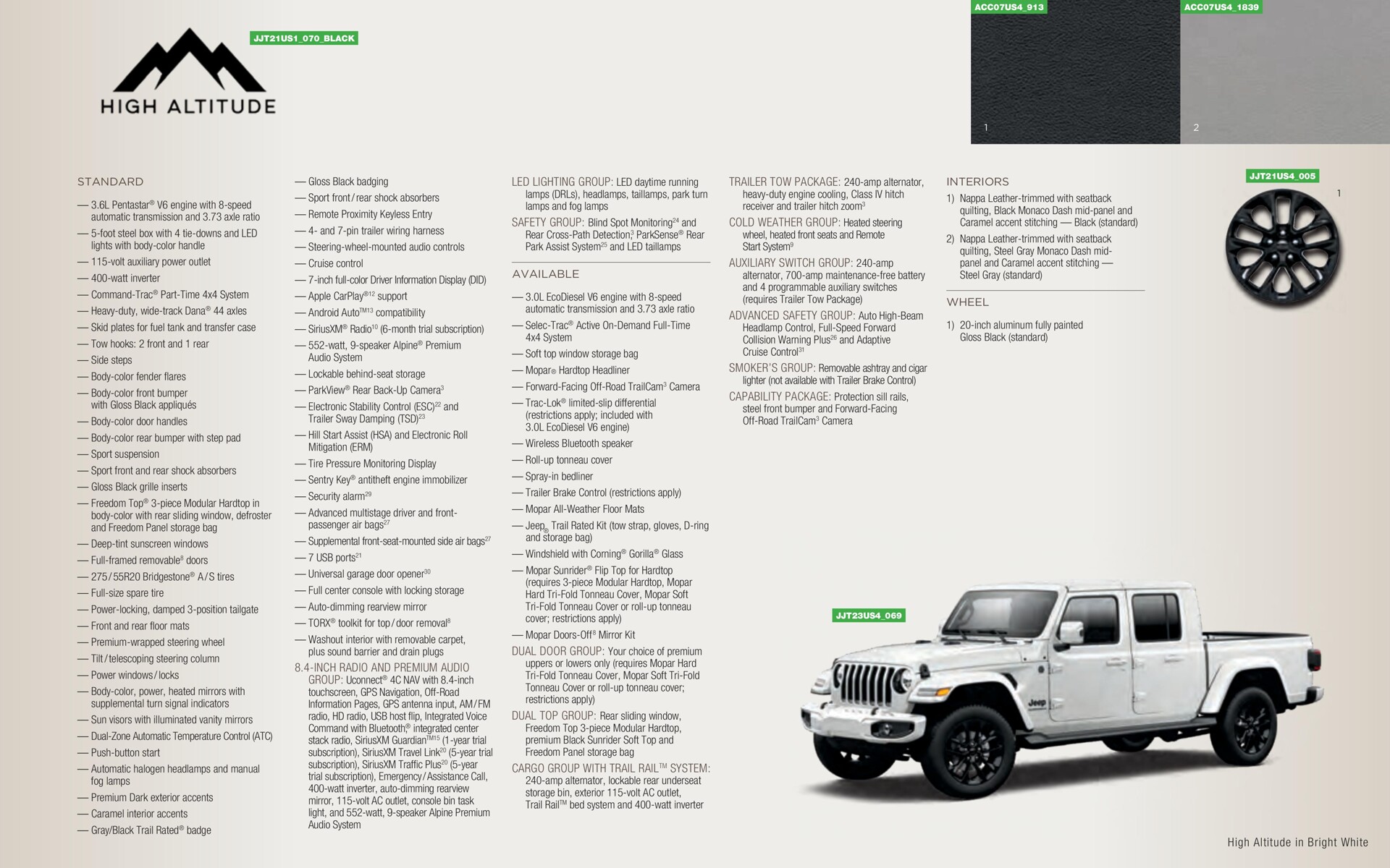 Catalogue Jeep Gladiator, page 00034