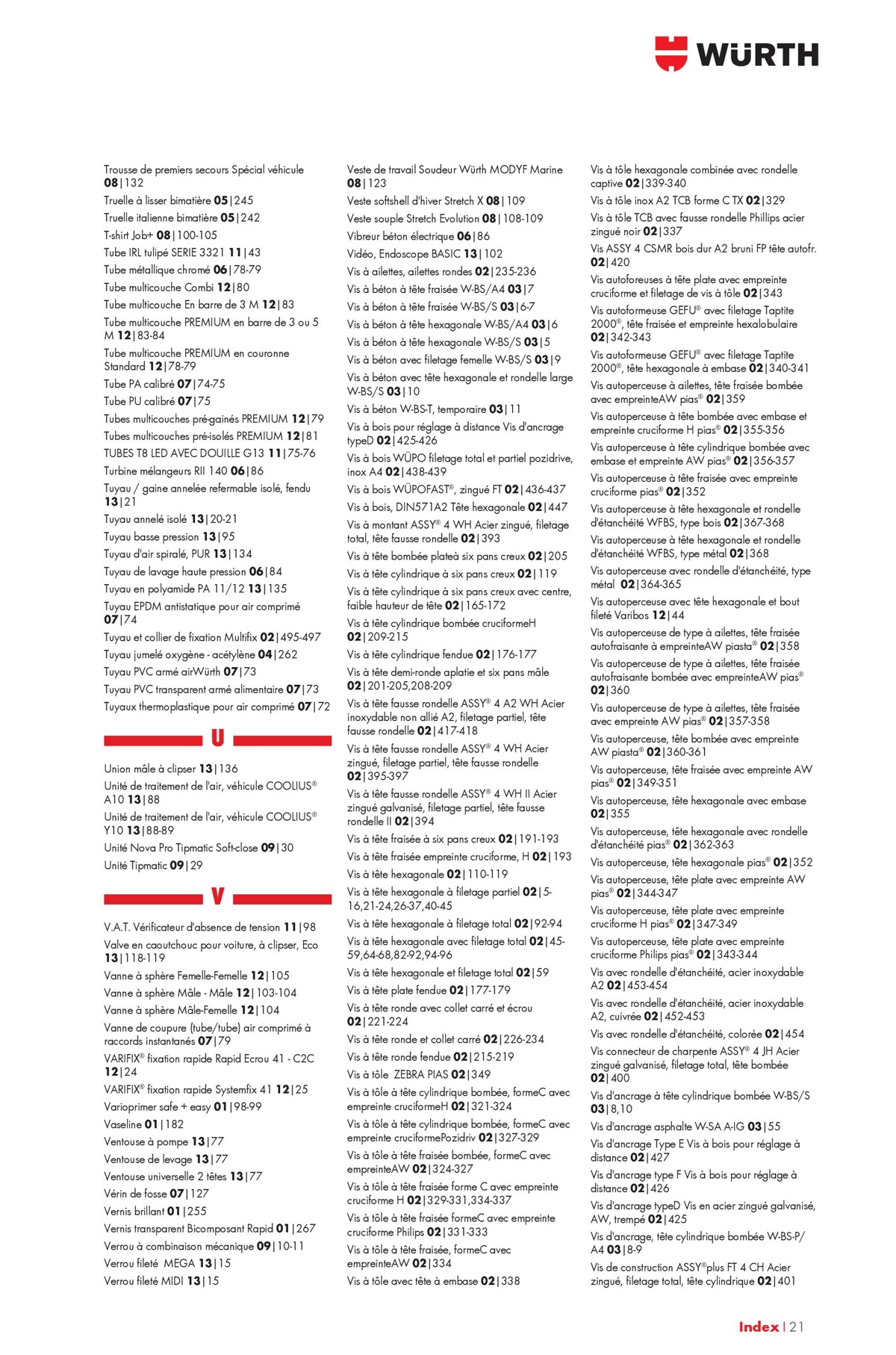 Catalogue  Wurth - Würth France 2023, page 00098