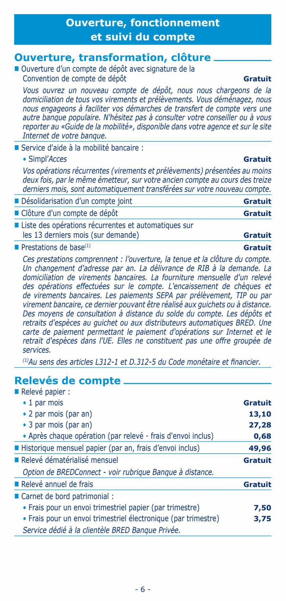 Catalogue Tarifs Particuliers 2023, page 00006