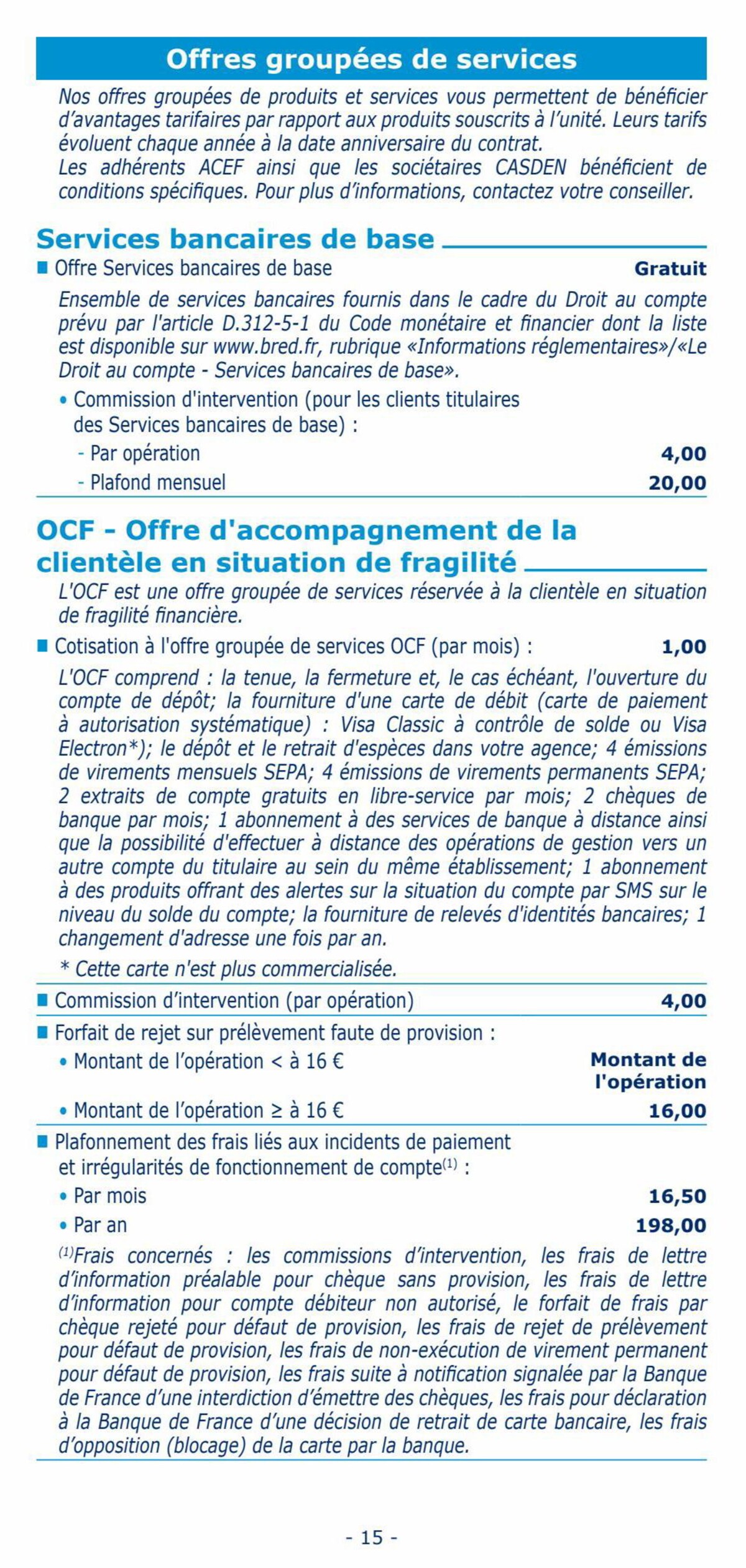 Catalogue Tarifs Particuliers 2023, page 00015