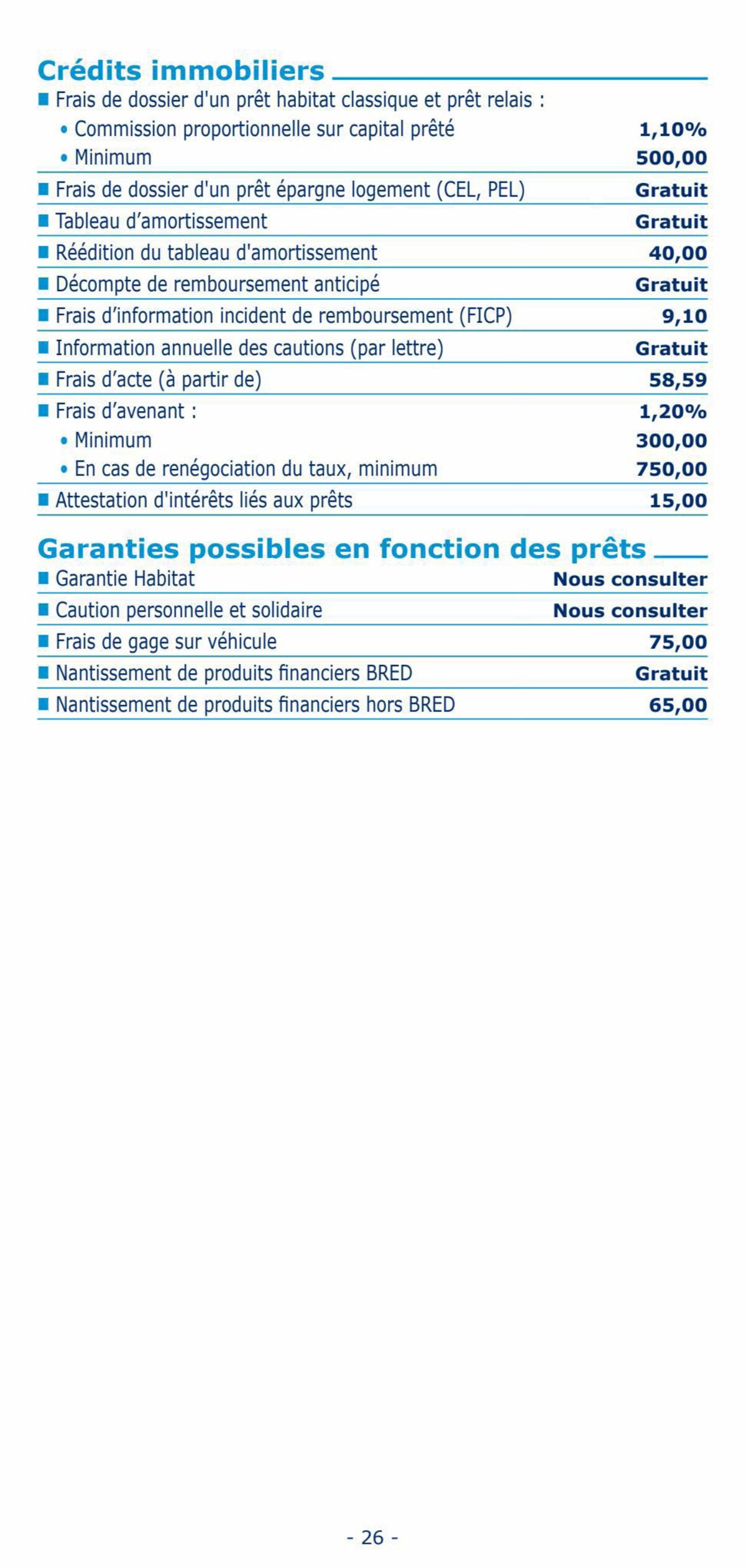 Catalogue Tarifs Particuliers 2023, page 00026