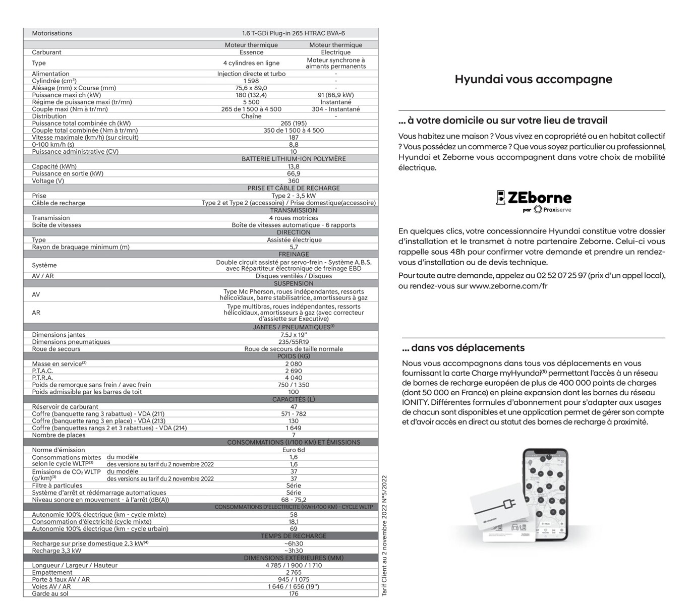 Catalogue Hyundai SANTA FE Plug-in, page 00030