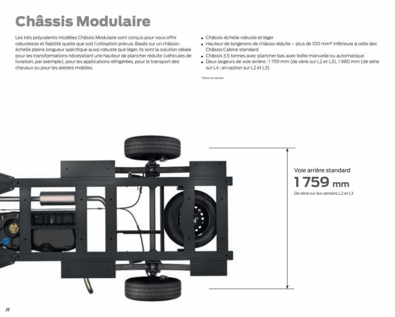 Catalogue Transit Chassis Cab, page 00022