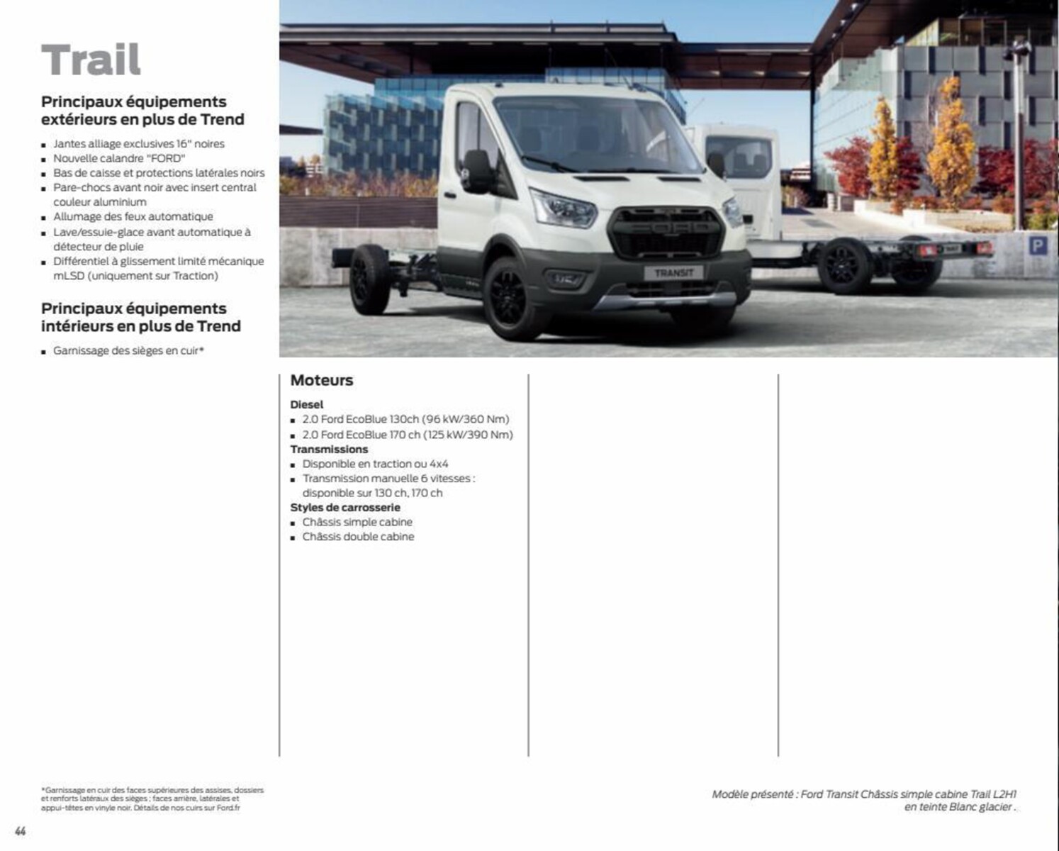 Catalogue Transit Chassis Cab, page 00046