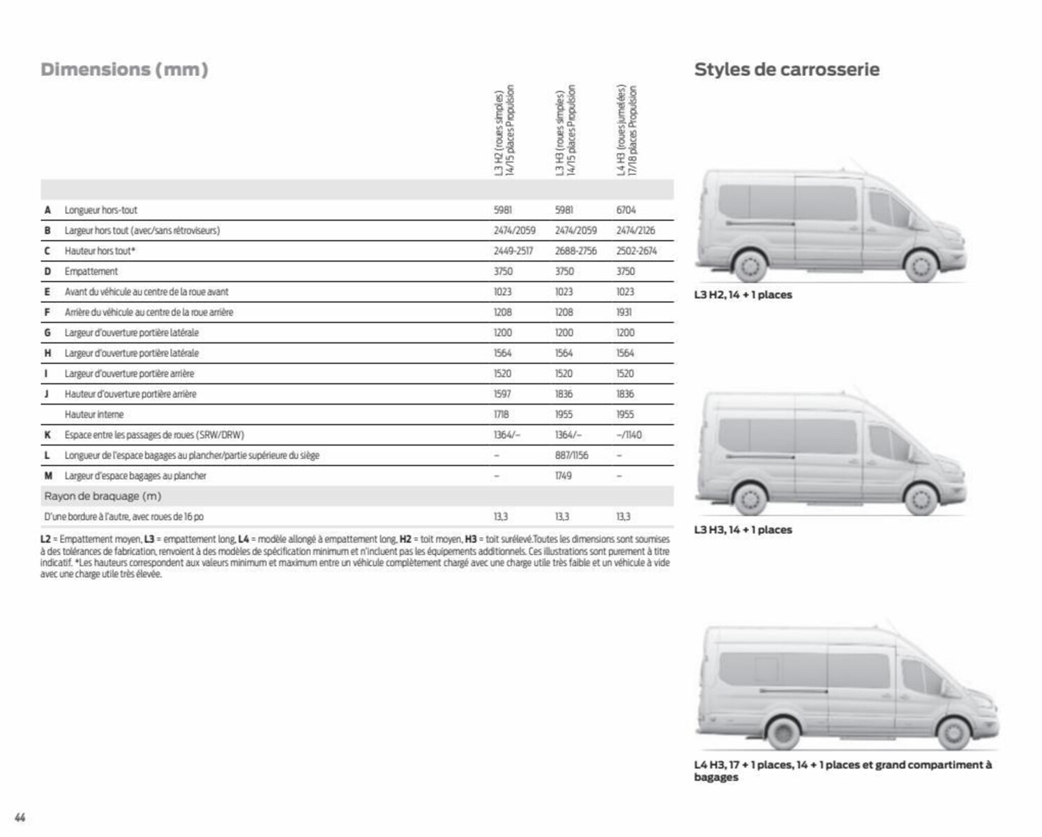 Catalogue Transit Minibus, page 00046