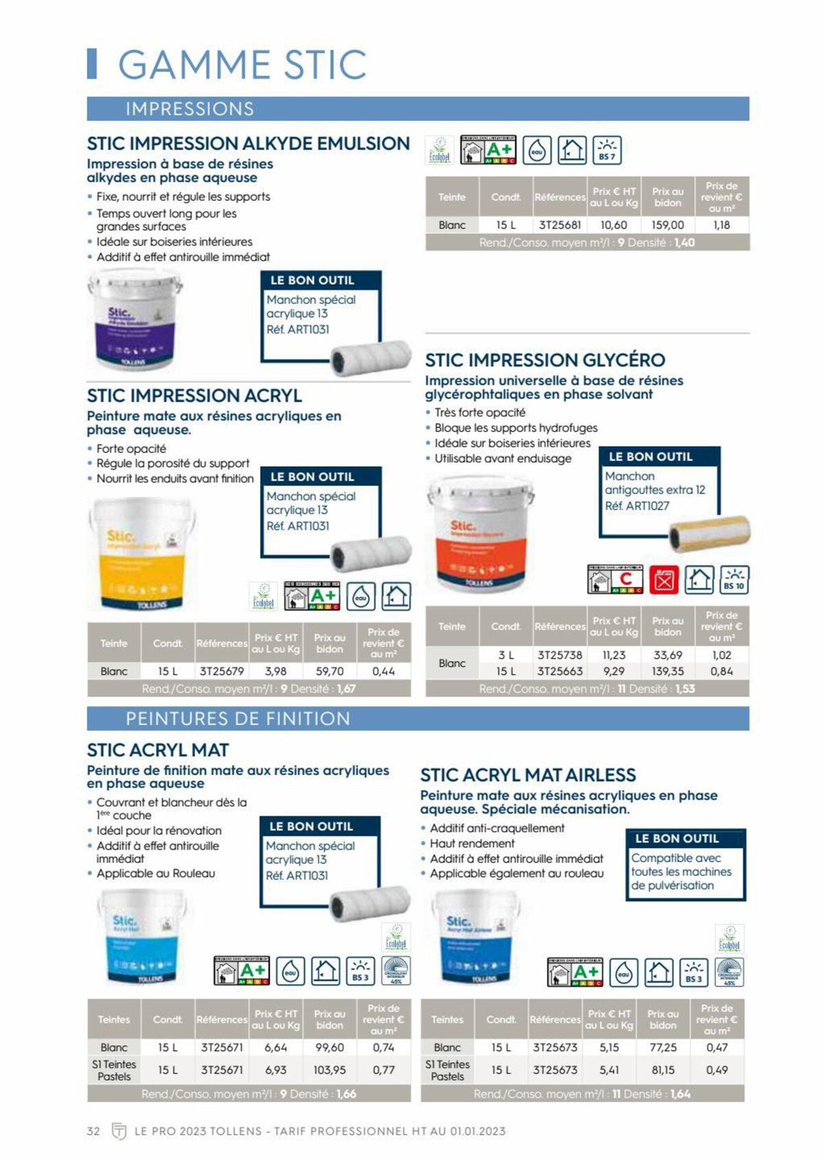 Catalogue Tollens Le Pro 2023, page 00032