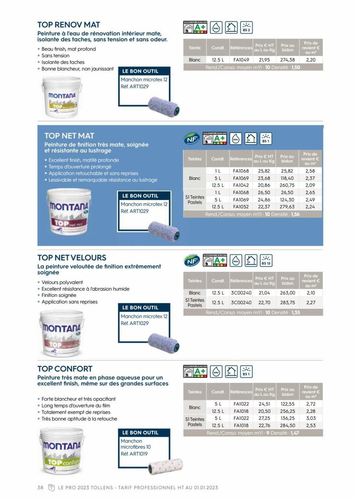 Catalogue Tollens Le Pro 2023, page 00038