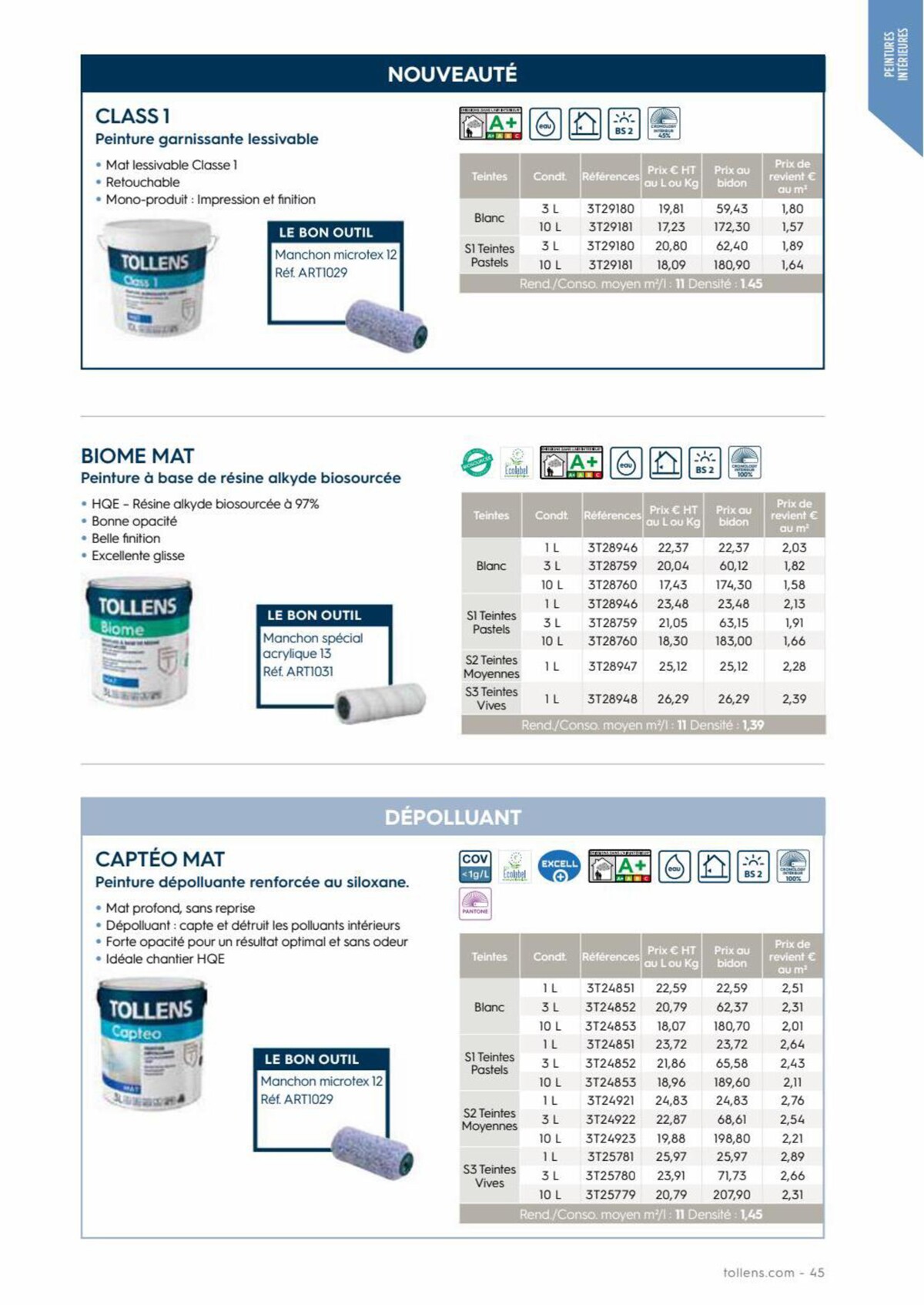 Catalogue Tollens Le Pro 2023, page 00045