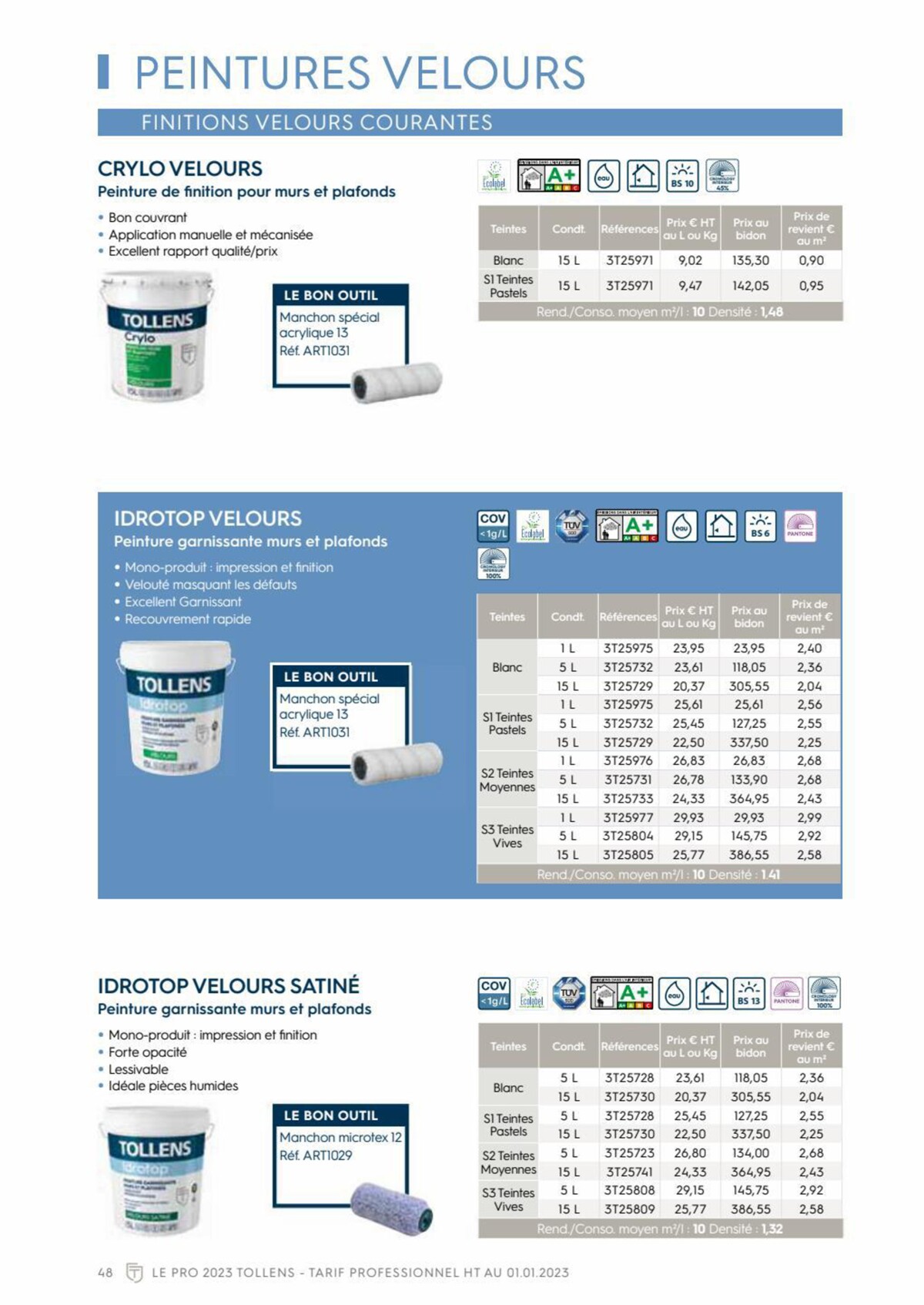 Catalogue Tollens Le Pro 2023, page 00048