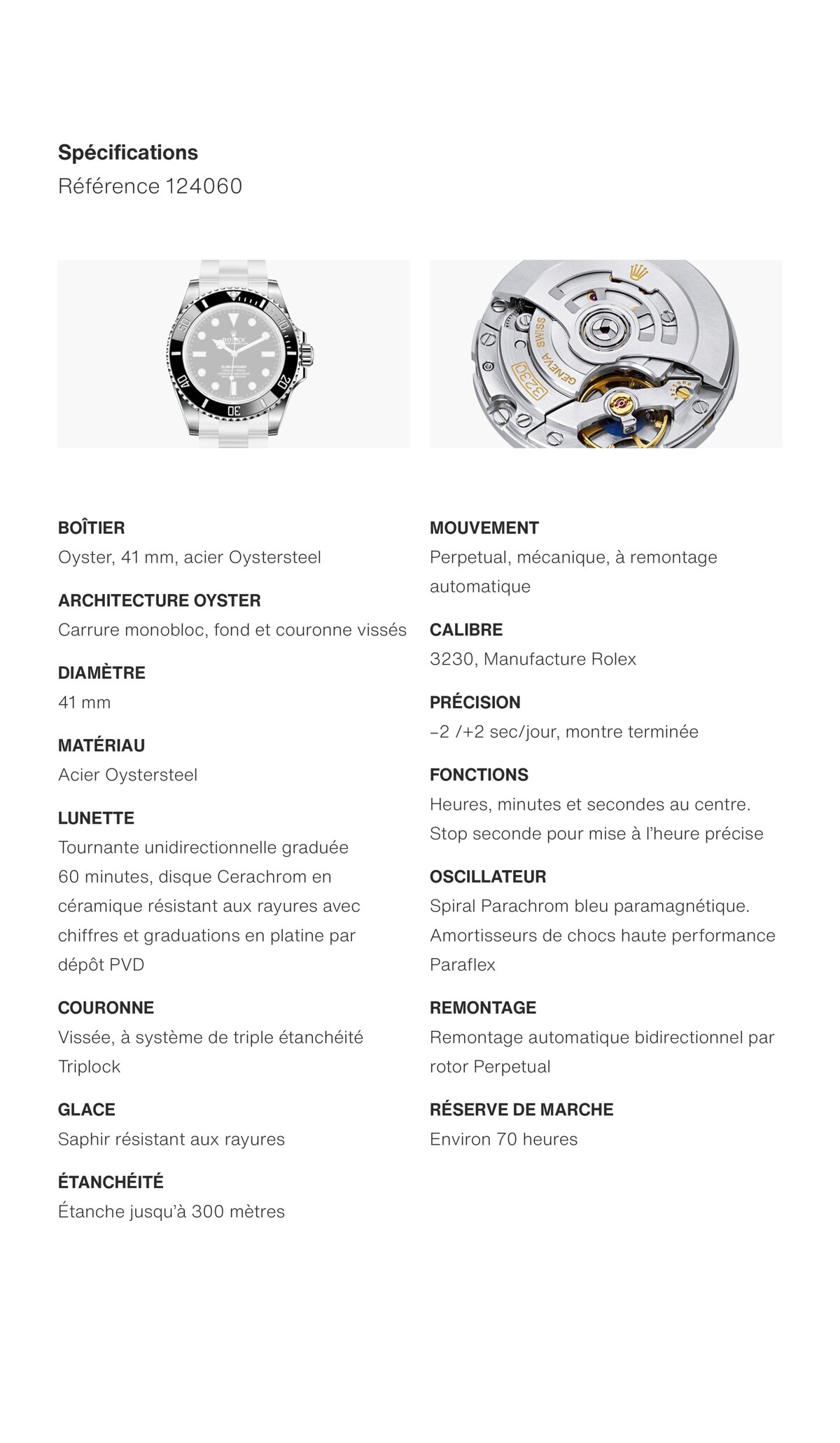 Catalogue Rolex Submariner, page 00008