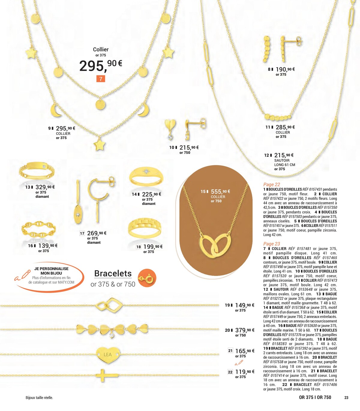 Catalogue  Bijoux D´émotion - Maty, page 00023