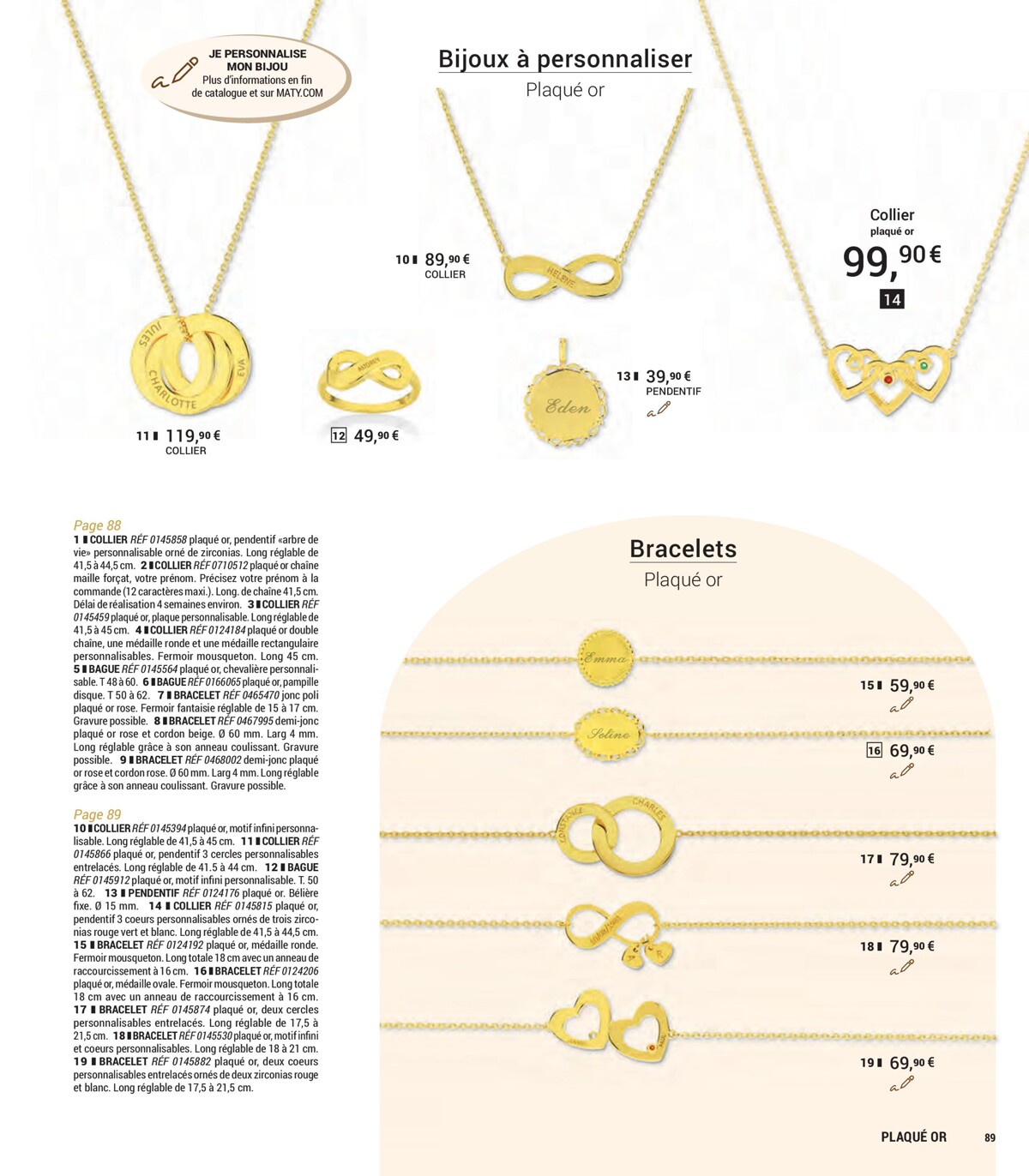 Catalogue  Bijoux D´émotion - Maty, page 00089