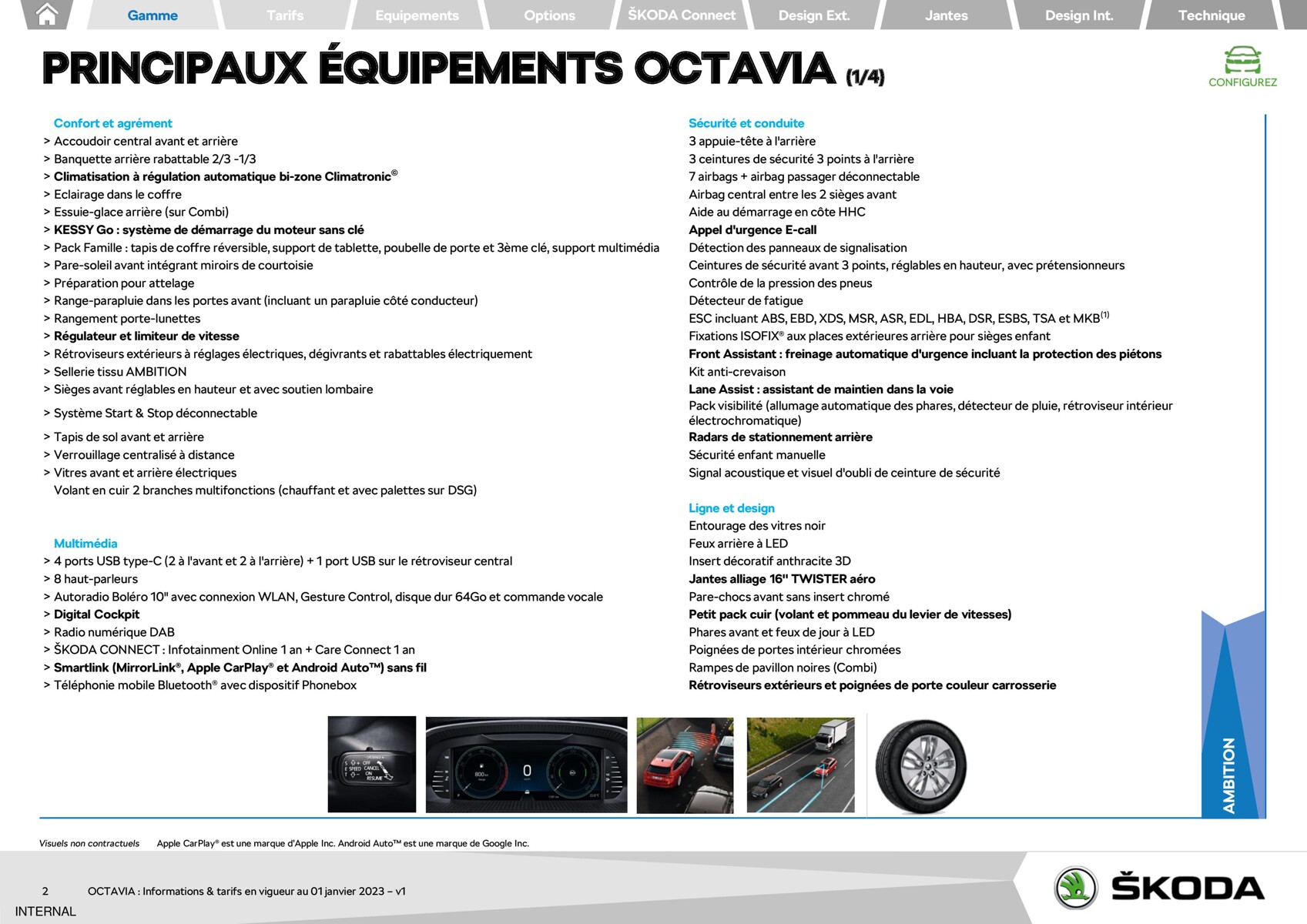 Catalogue  Škoda Octavia, page 00002