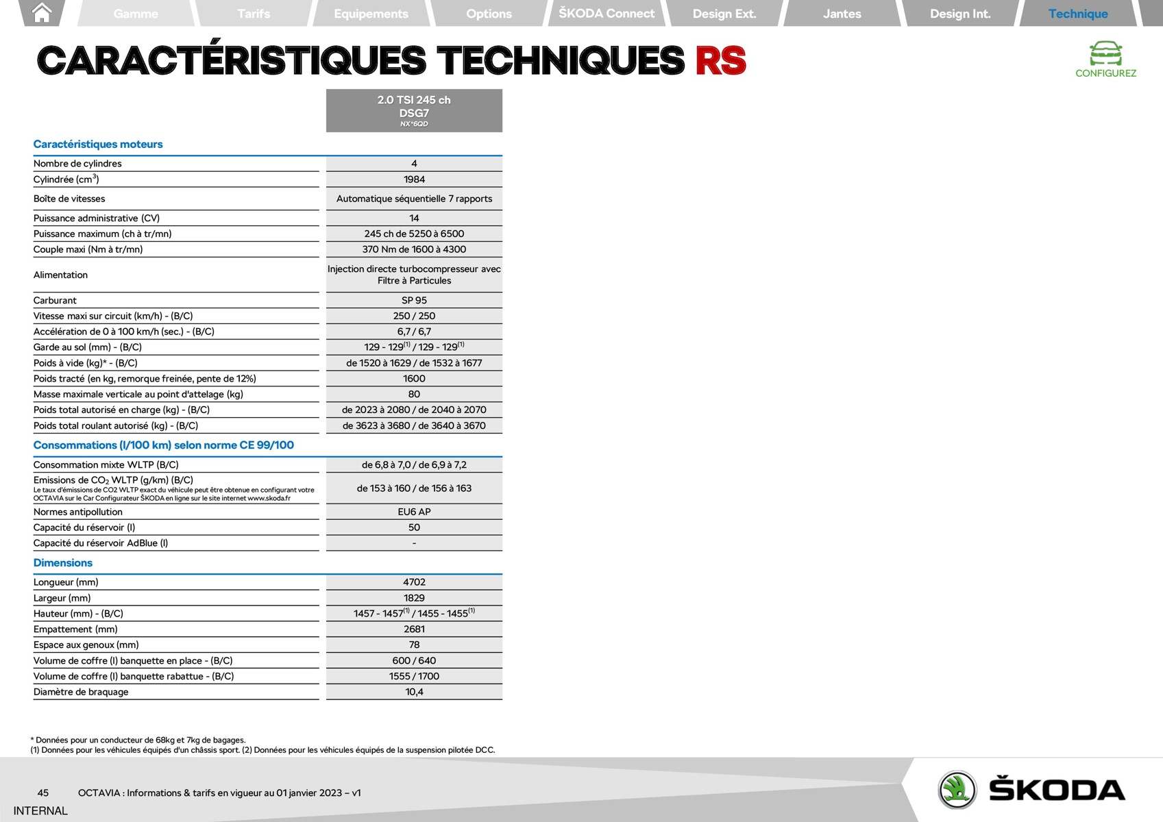 Catalogue  Škoda Octavia, page 00045