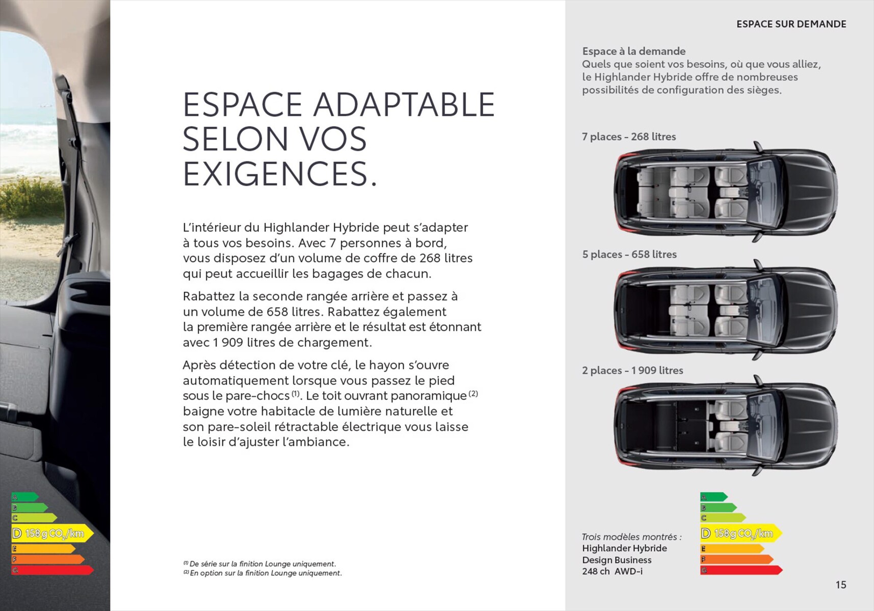 Catalogue Toyota Highlander , page 00015