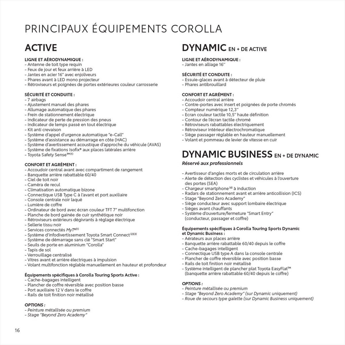 Catalogue Toyota Corolla , page 00016