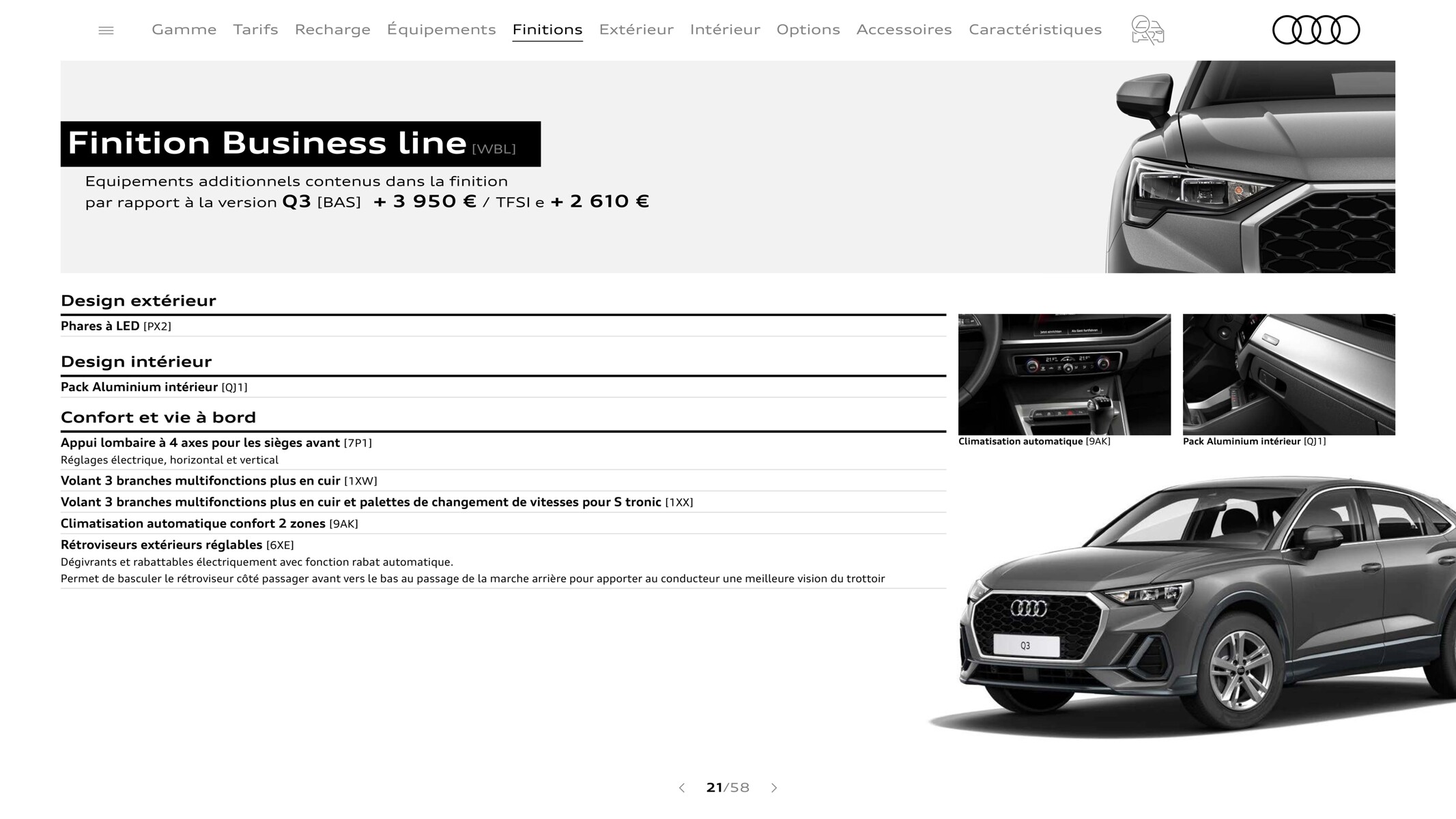 Catalogue Q3 Sportback, page 00021