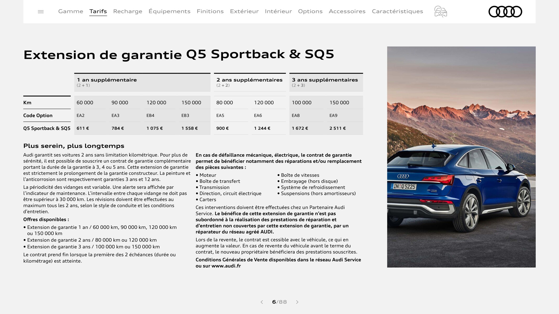 Catalogue Q5 Sportback, page 00006