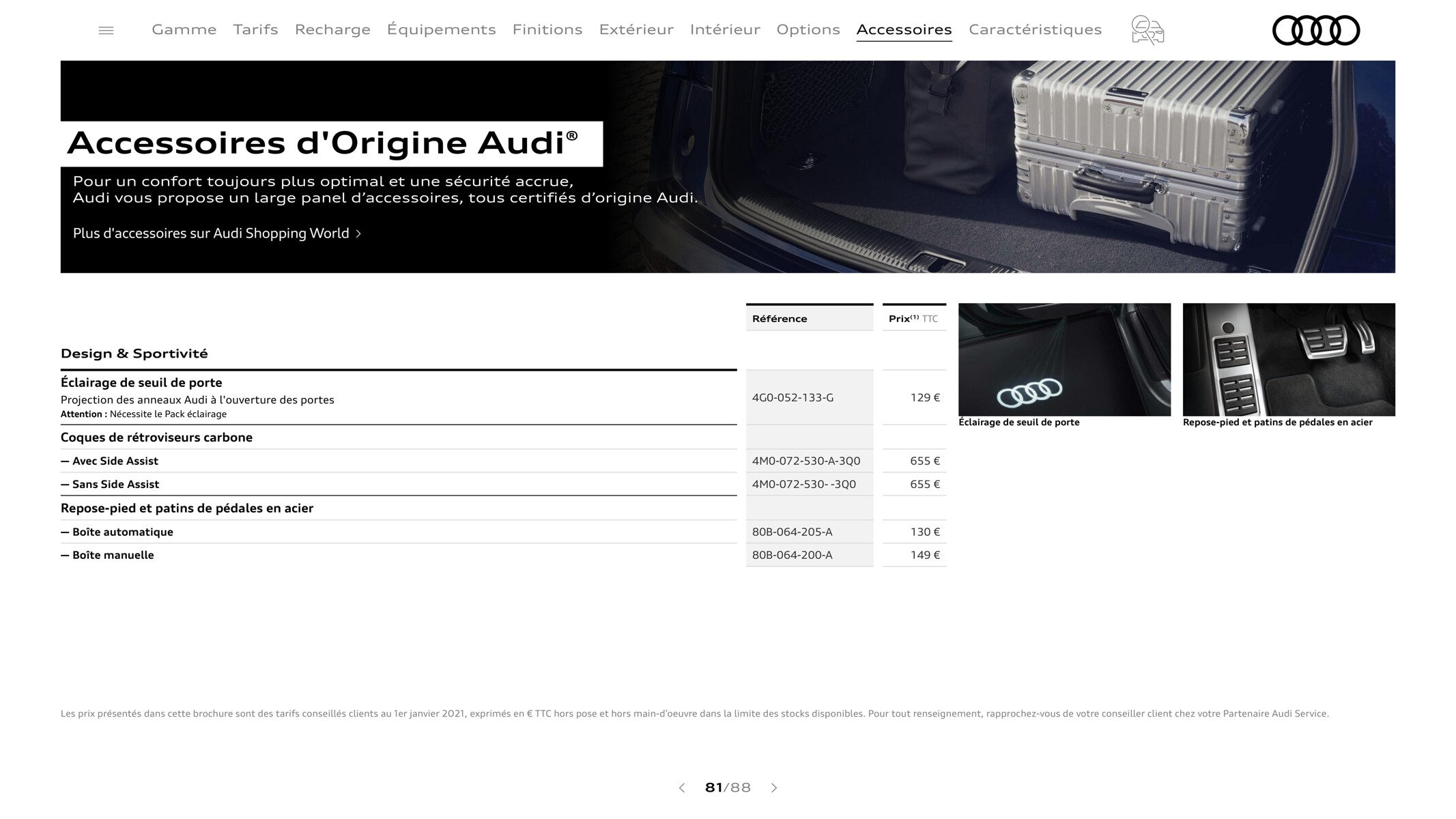 Catalogue Q5 Sportback, page 00081