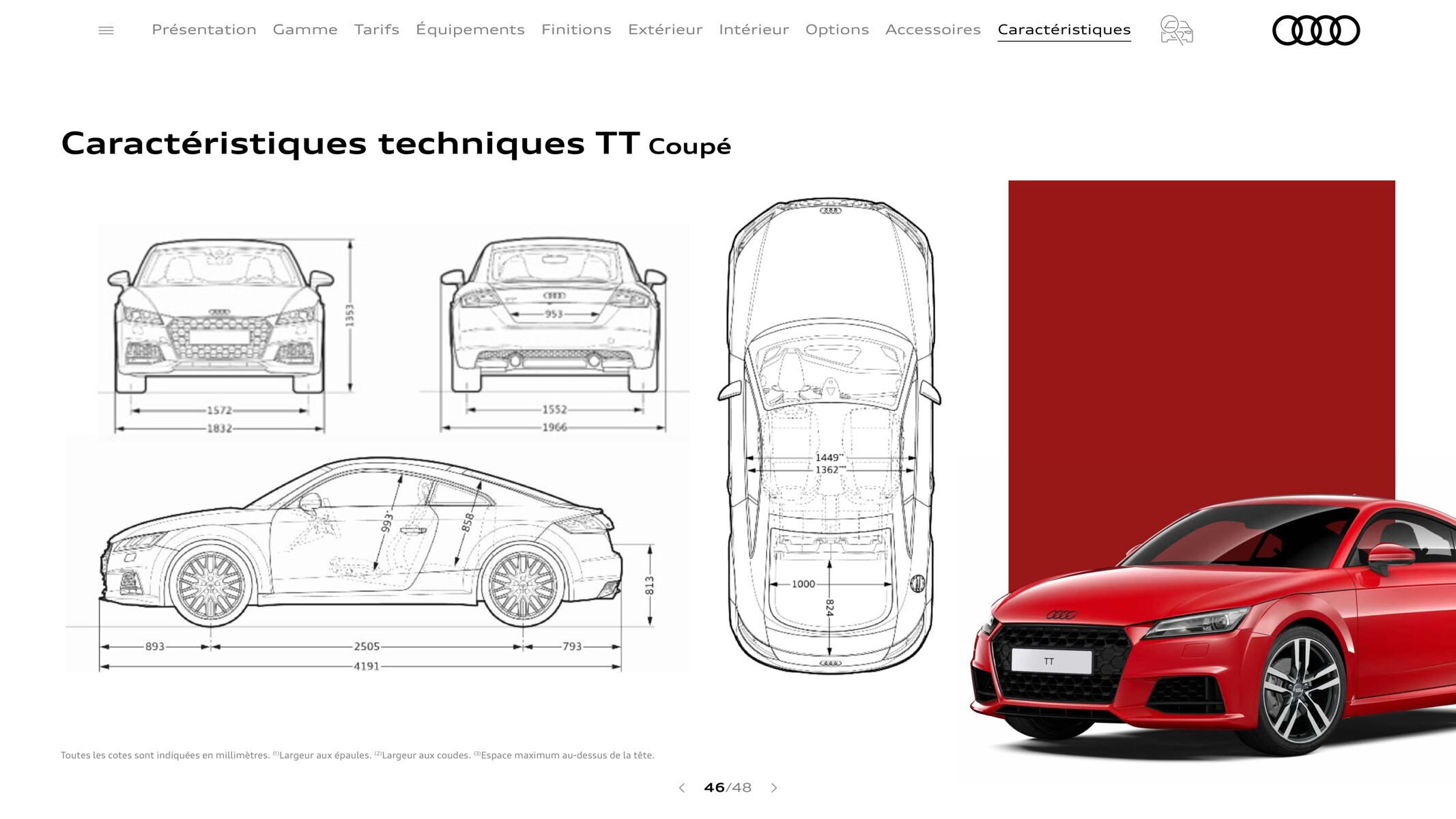 Catalogue TT Coupé, page 00046