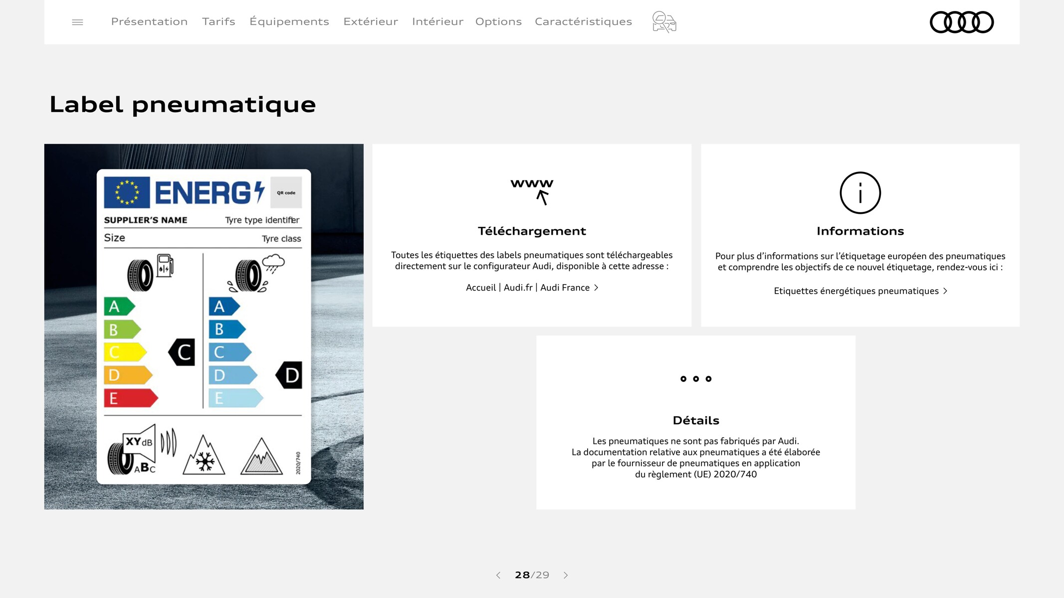 Catalogue RS 3 Sportback, page 00028