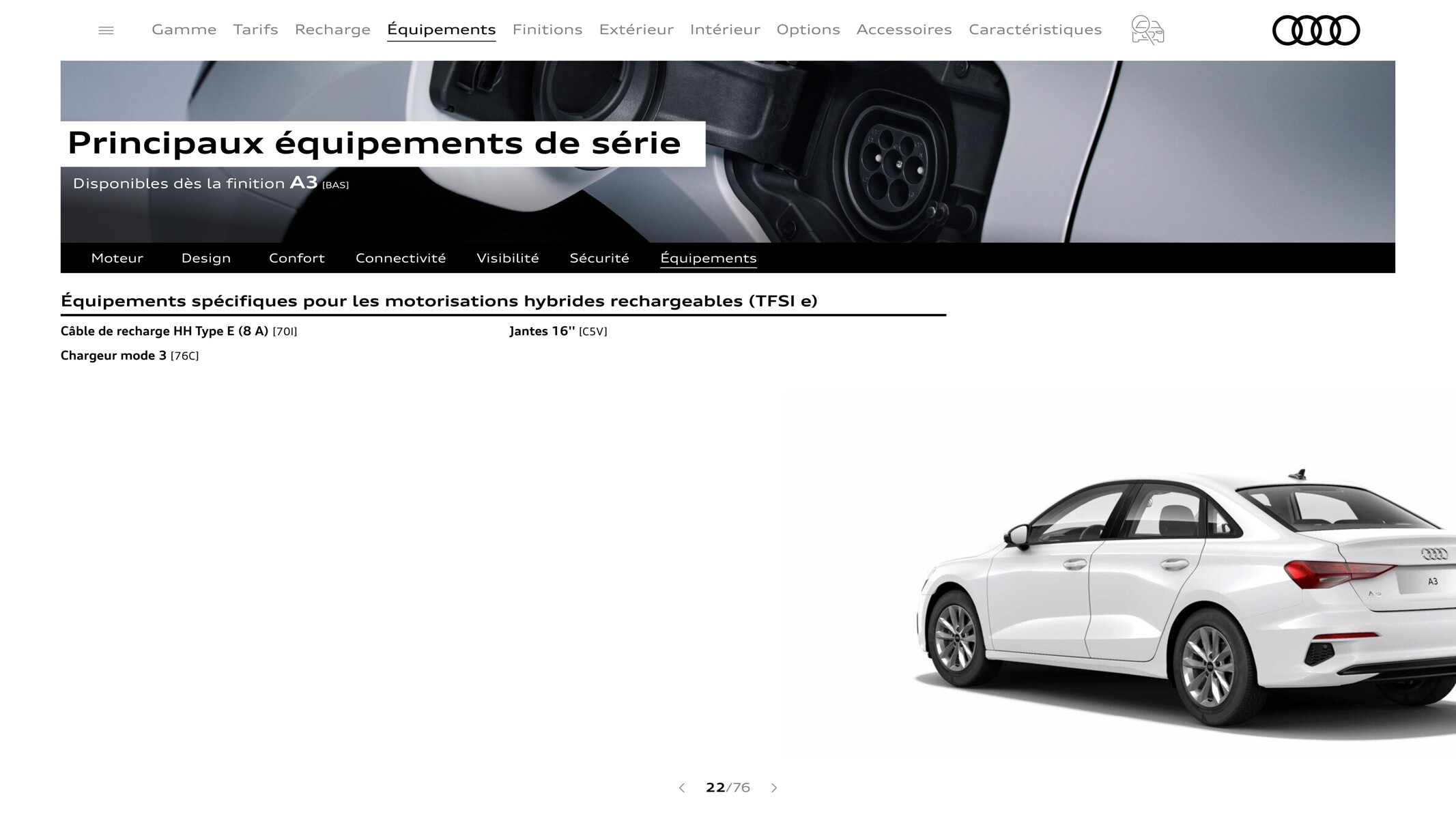 Catalogue A3 Sportback, page 00022