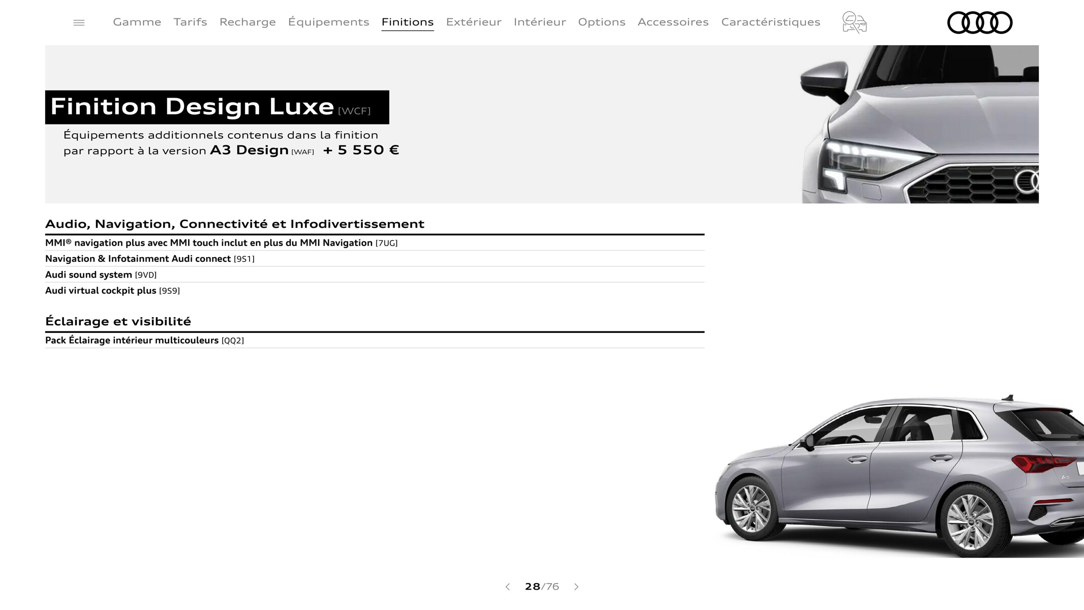 Catalogue A3 Sportback, page 00028