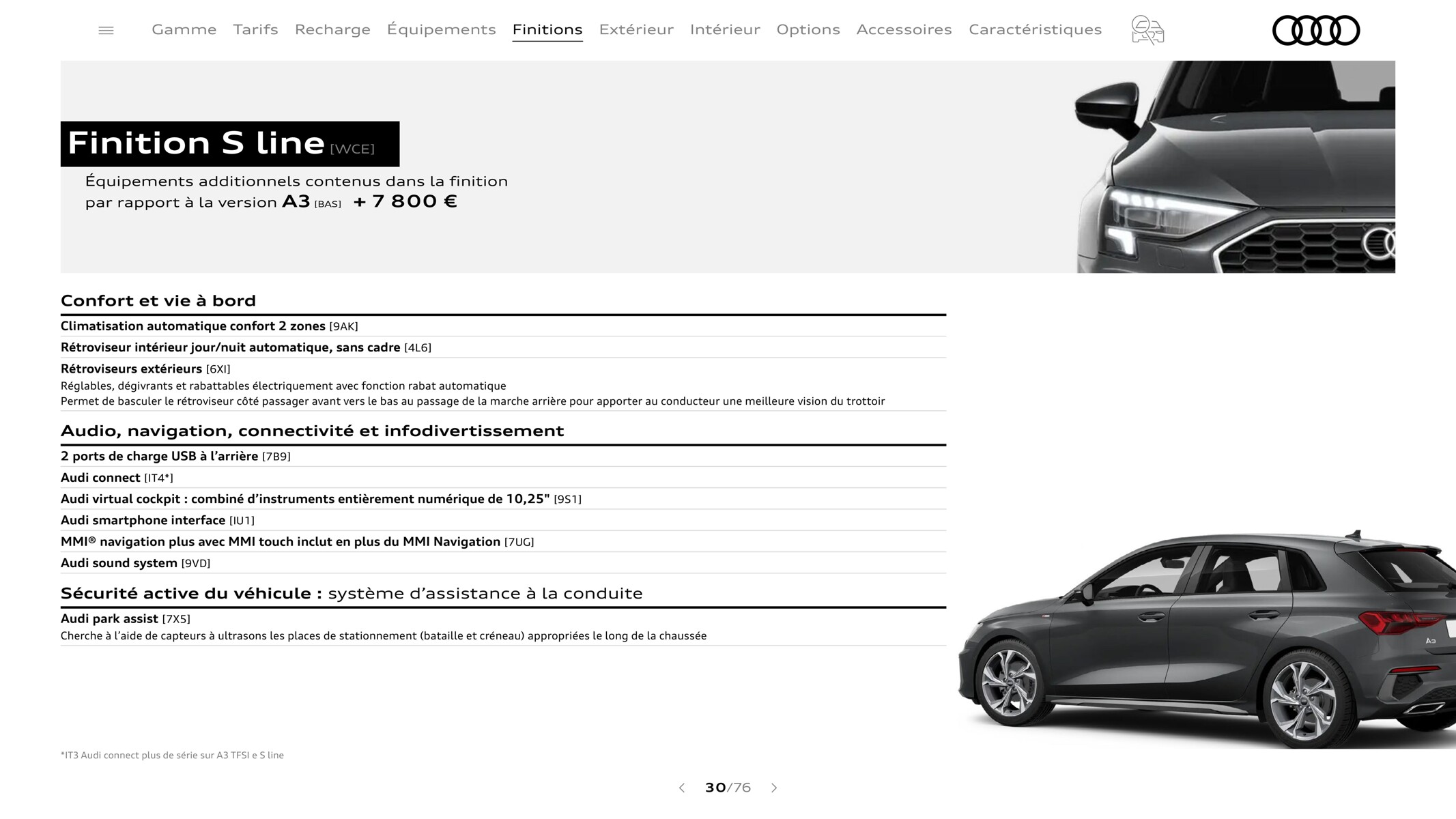 Catalogue A3 Sportback, page 00030