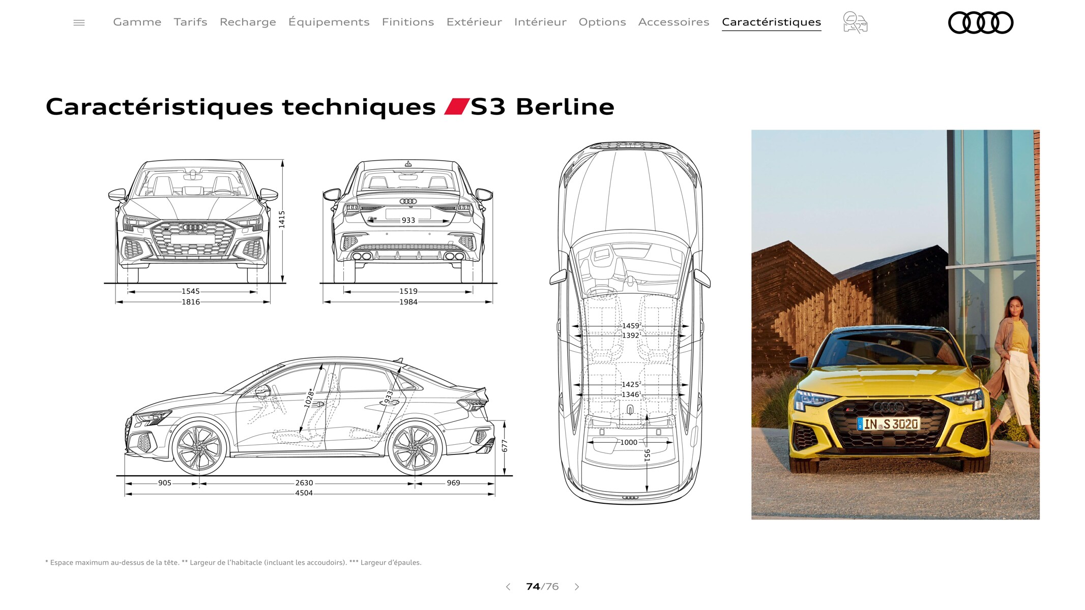 Catalogue A3 Sportback, page 00074