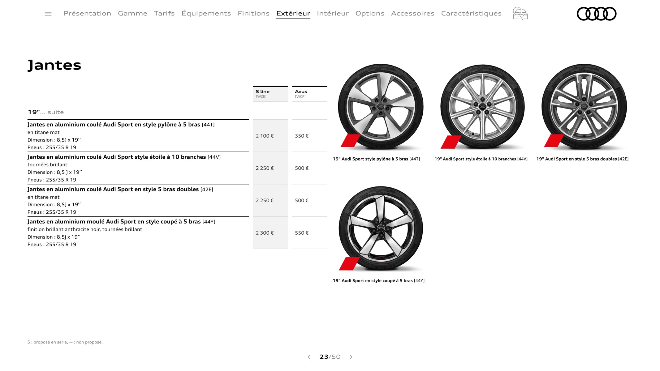 Catalogue A5 Cabriolet, page 00023