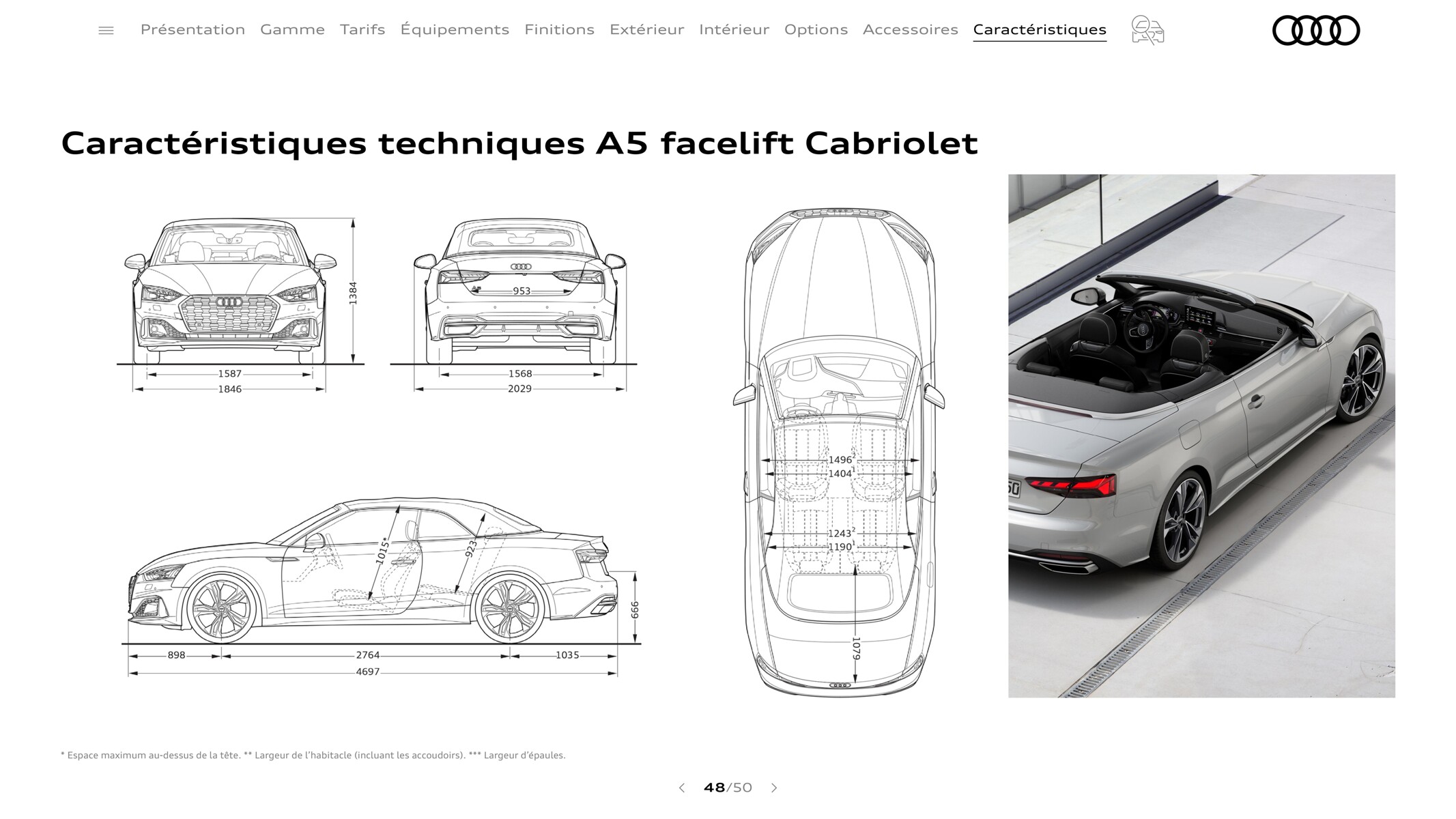 Catalogue A5 Cabriolet, page 00048