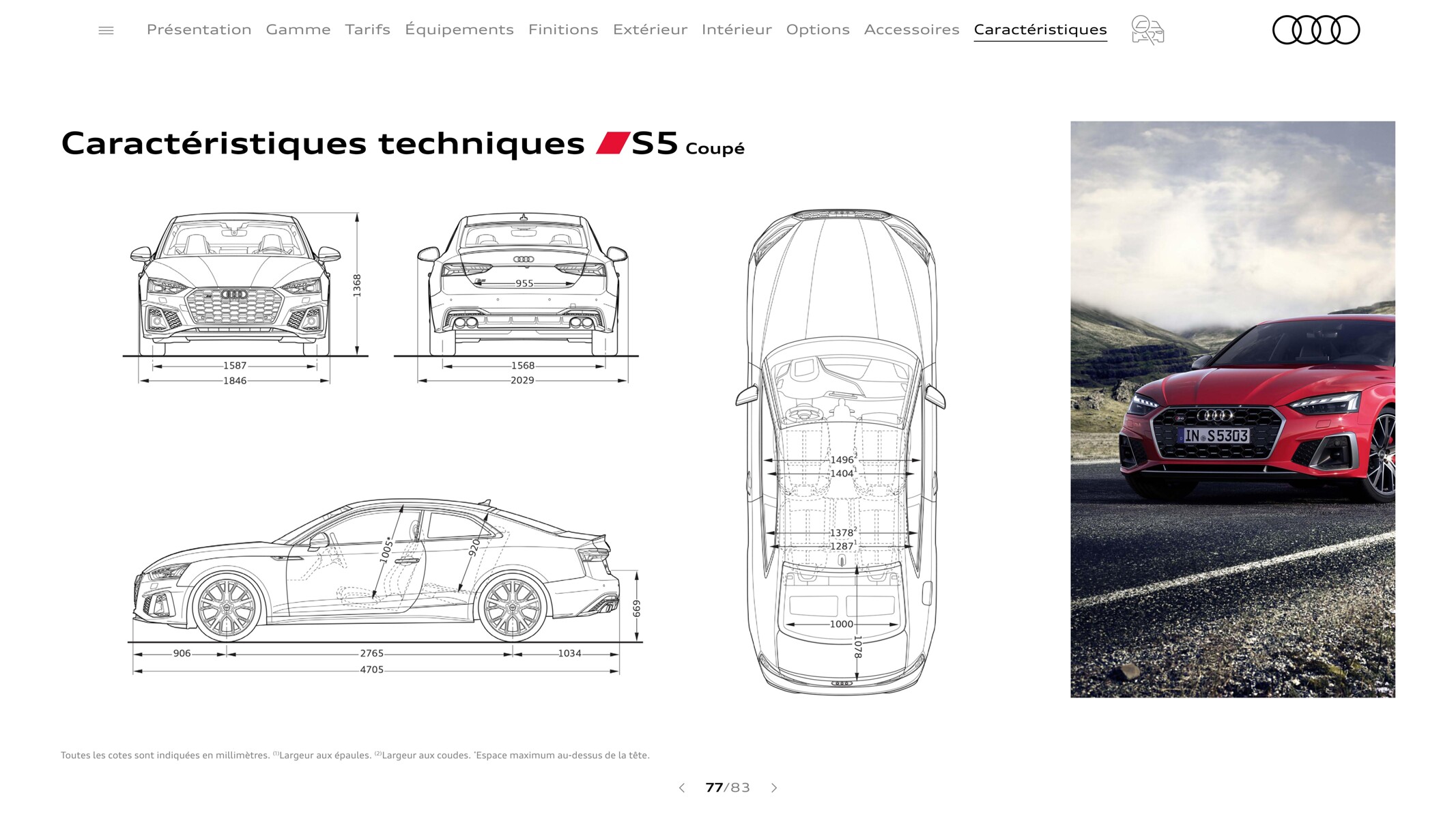 Catalogue S5 Coupé, page 00077